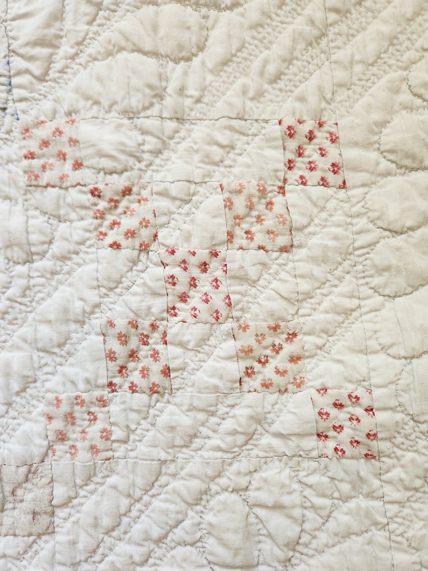 Mid 19th Century Irish Chain Quilt