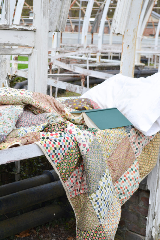 Vintage Patchwork Floral Quilt