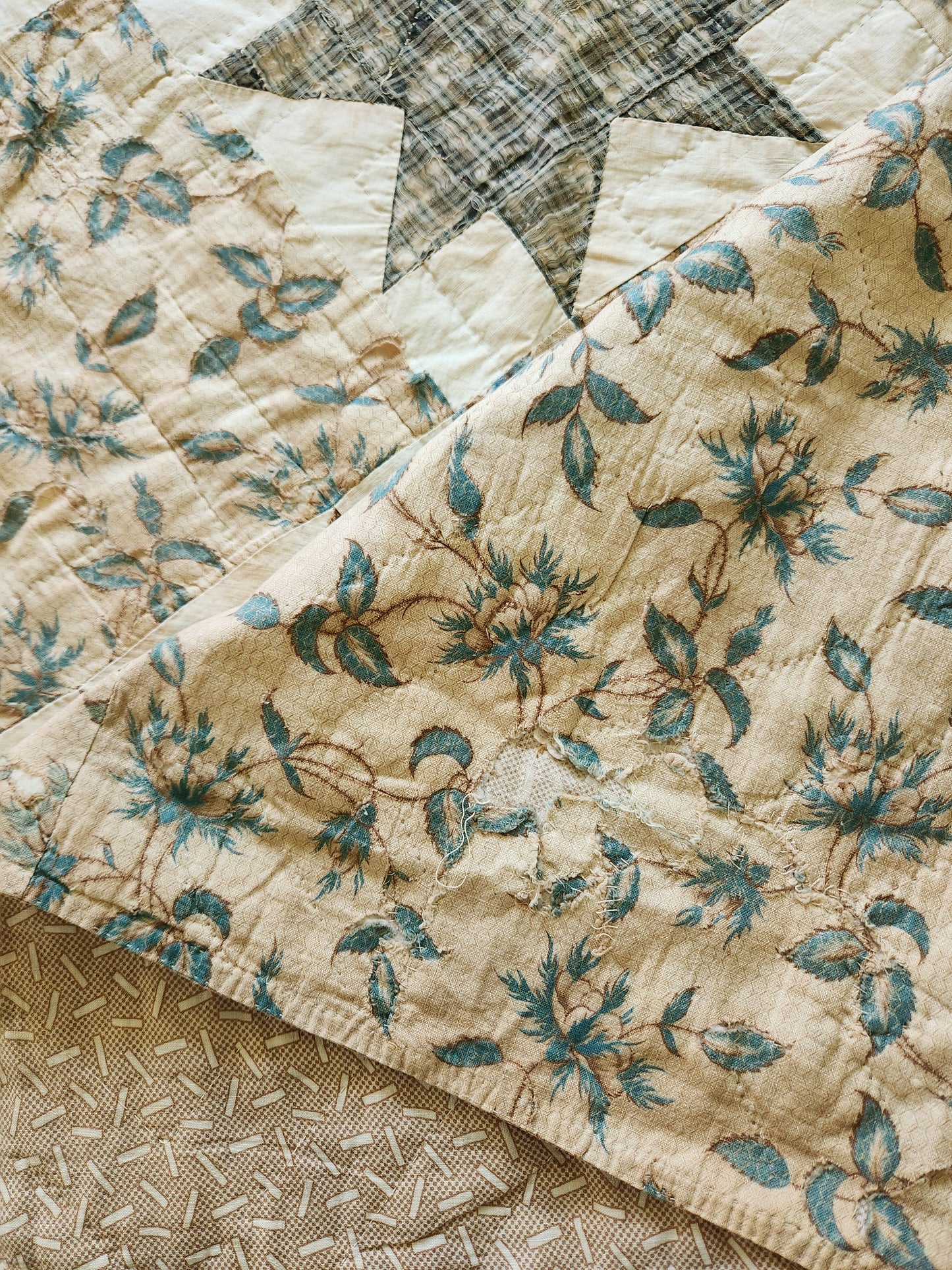 Mid 19th Century Star Quilt