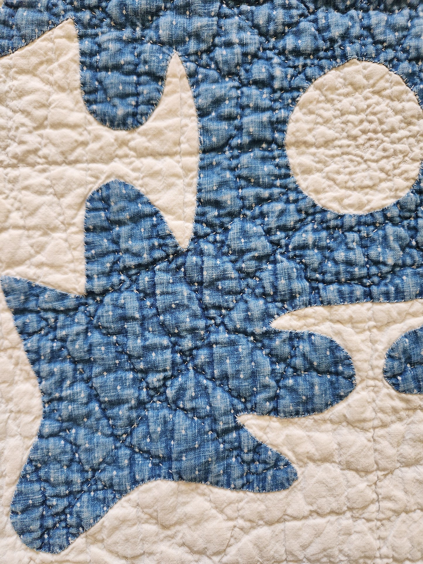 Antique & White Papercut Quilt c1900