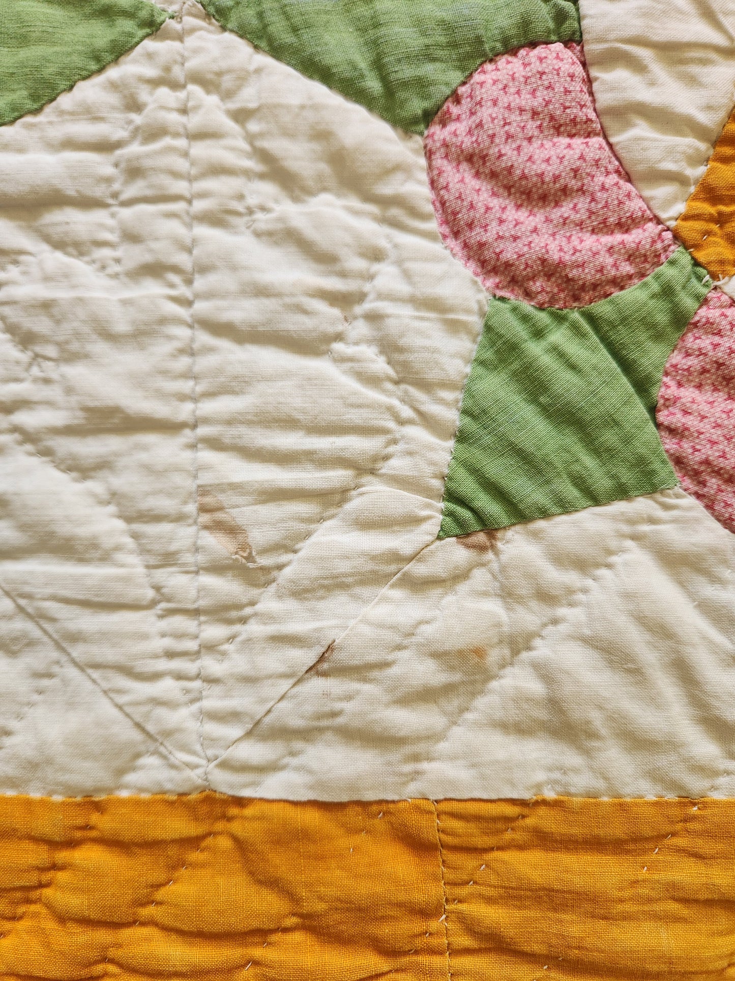 Antique 19th Century Crown Quilt