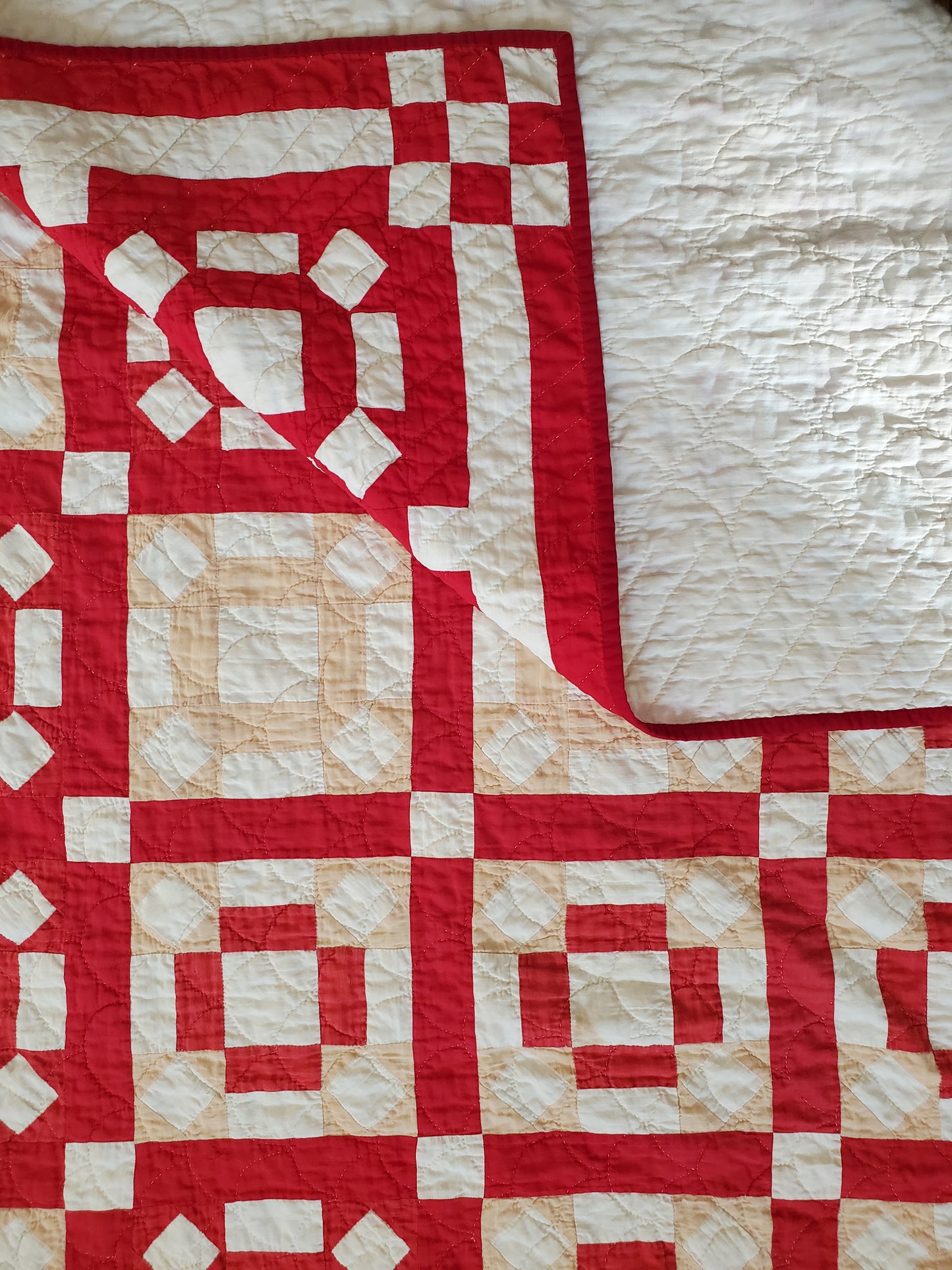 Fugitive Red Handmade Quilt