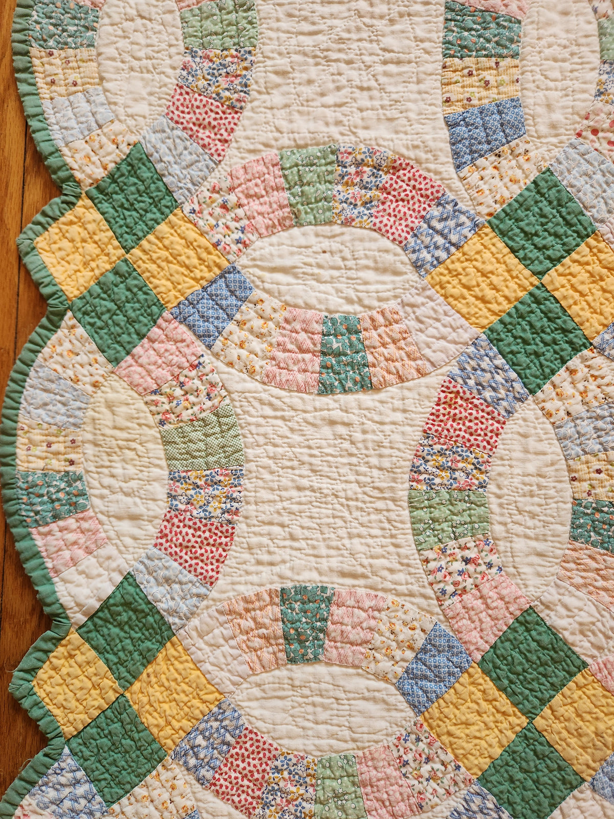 Vintage Wedding Rings Quilt c1930