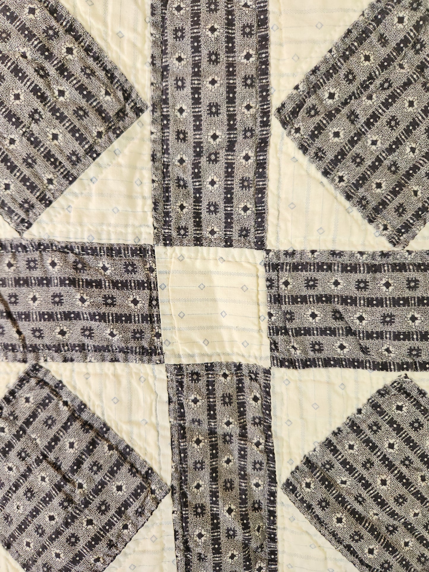 Antique Garden of Eden Patchwork Quilt c1900