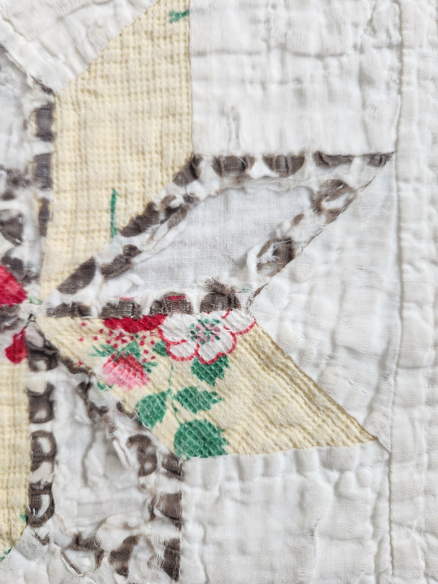 Vintage 8 Point Star Quilt c1940