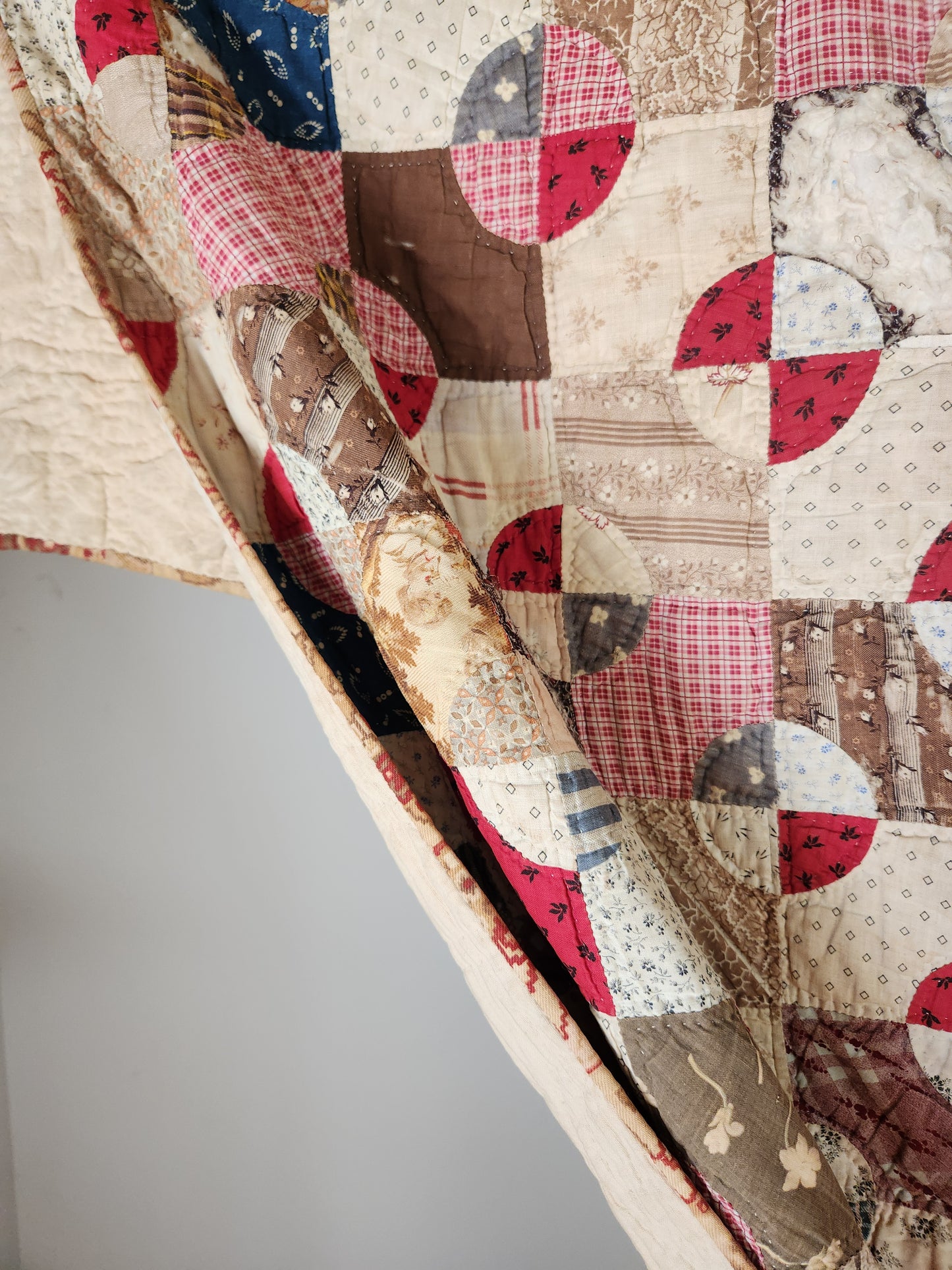 Antique Snowball Quilt c1890