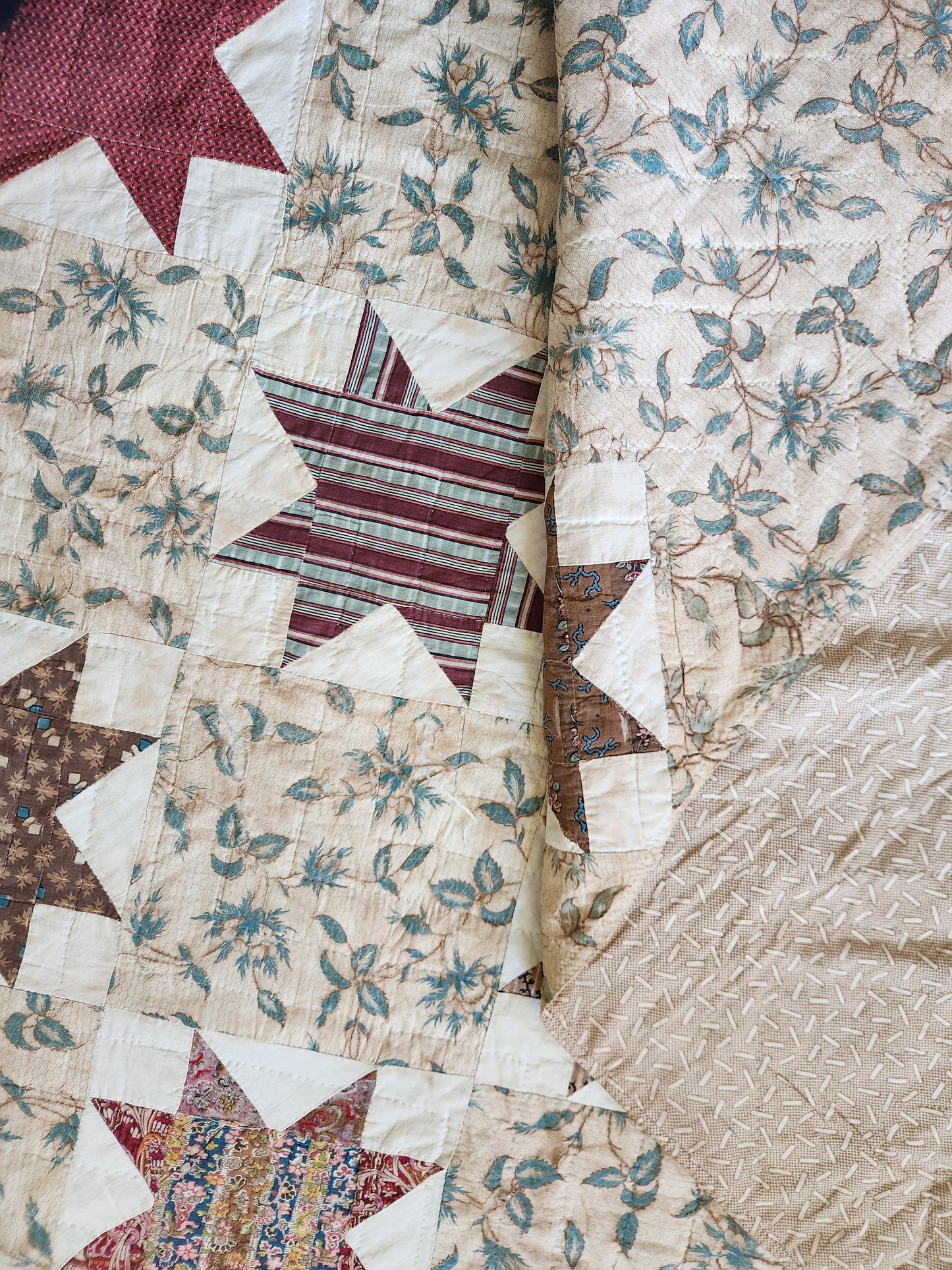 Mid 19th Century Star Quilt