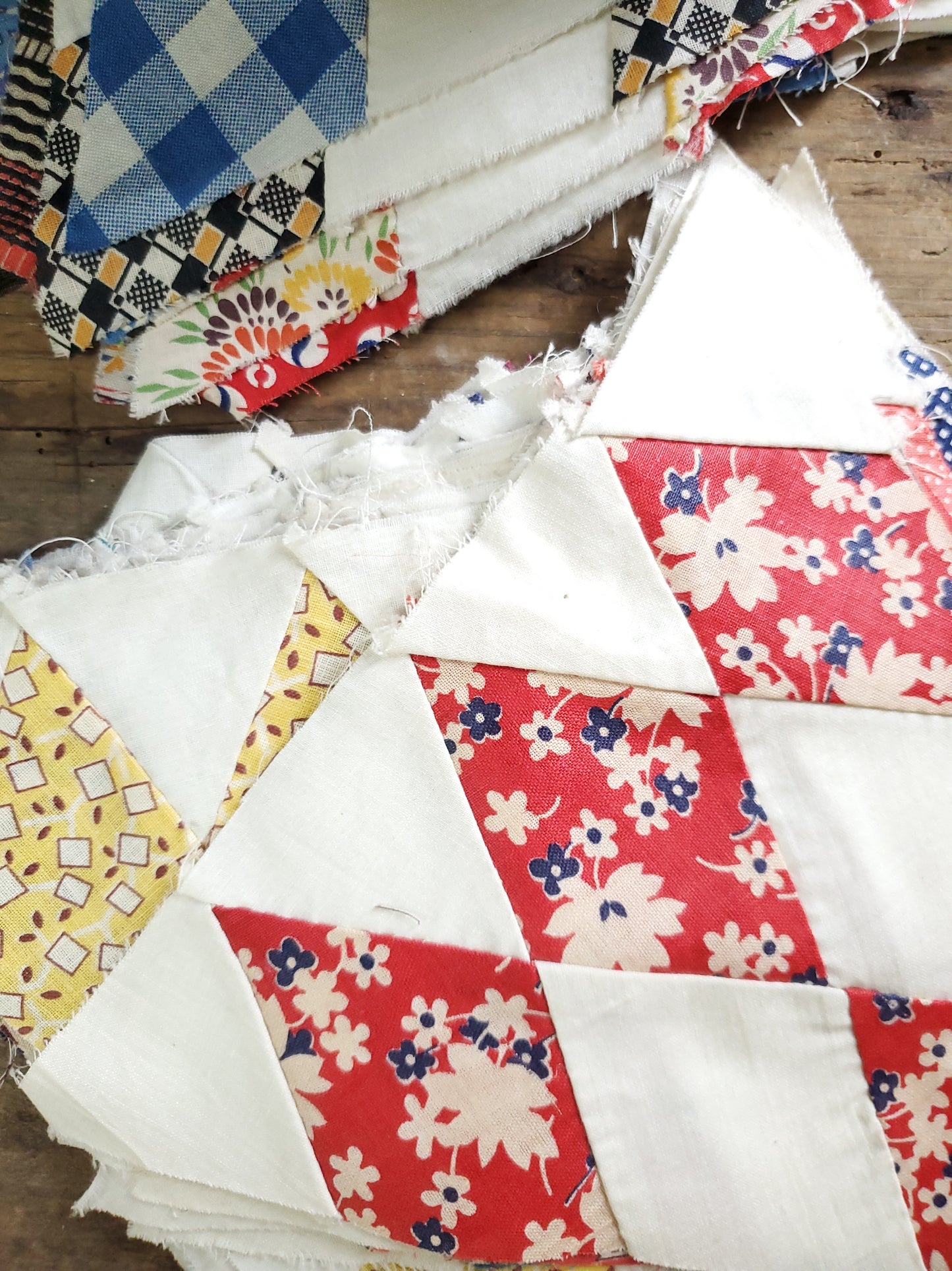 *Set of 54* Bunting Quilt Blocks, ca 1930