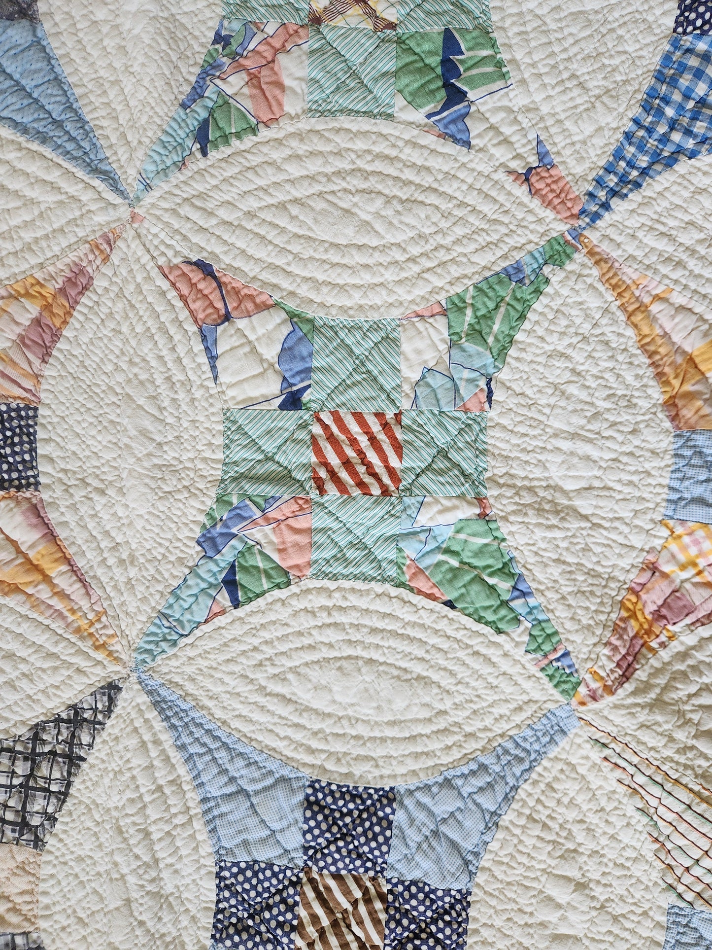 Vintage Improved 9 Patch Quilt c1940