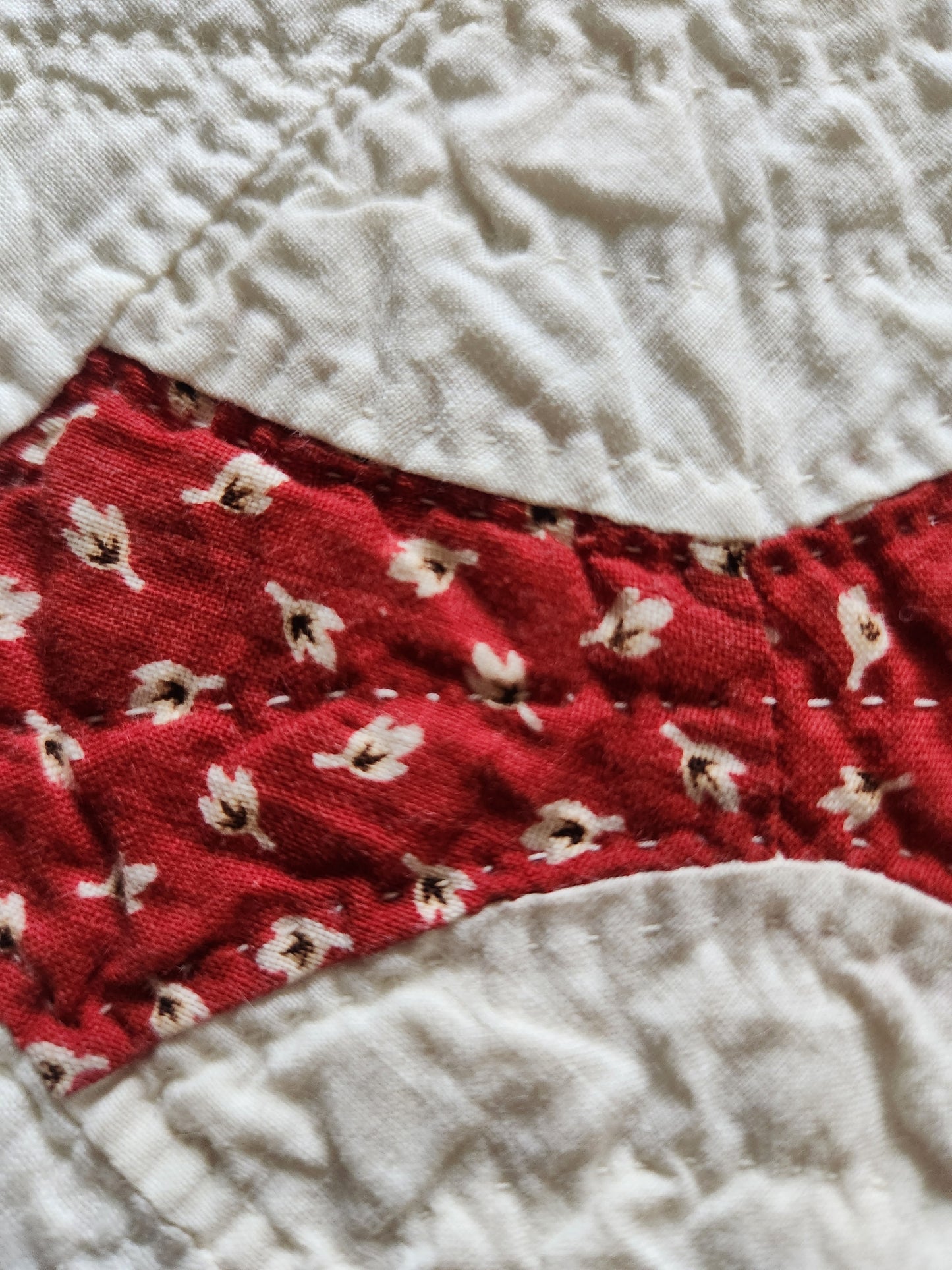 19th Century Red and White Quilt