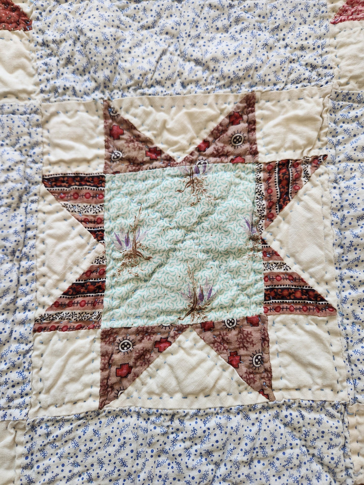 Antique Evening Star Quilt