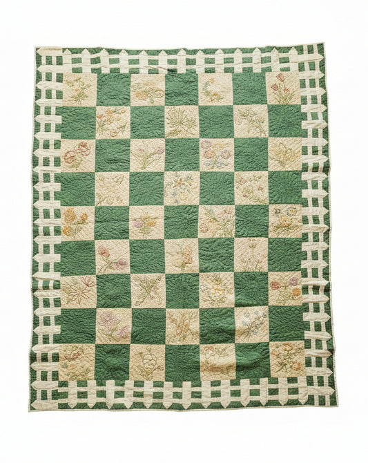 Ruby McKim Flower Garden Quilt, c1930