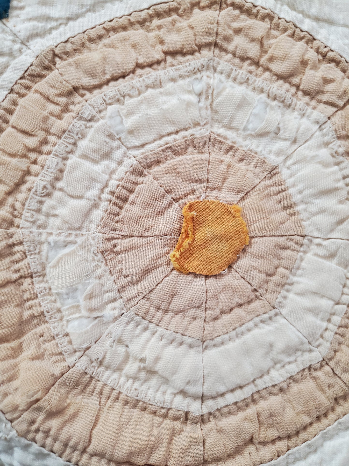 19th Cent Beloved Rosebud Antique Quilt