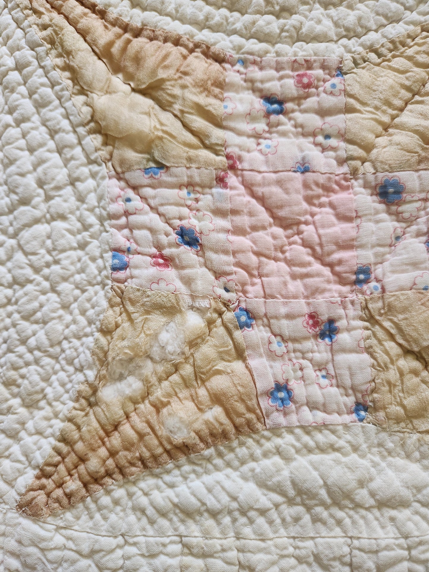 Vintage Improved 9 Patch Quilt c1940