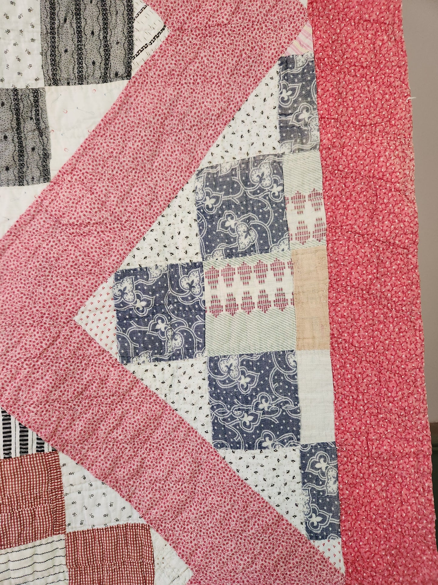 Antique Patchwork Quilt c1890