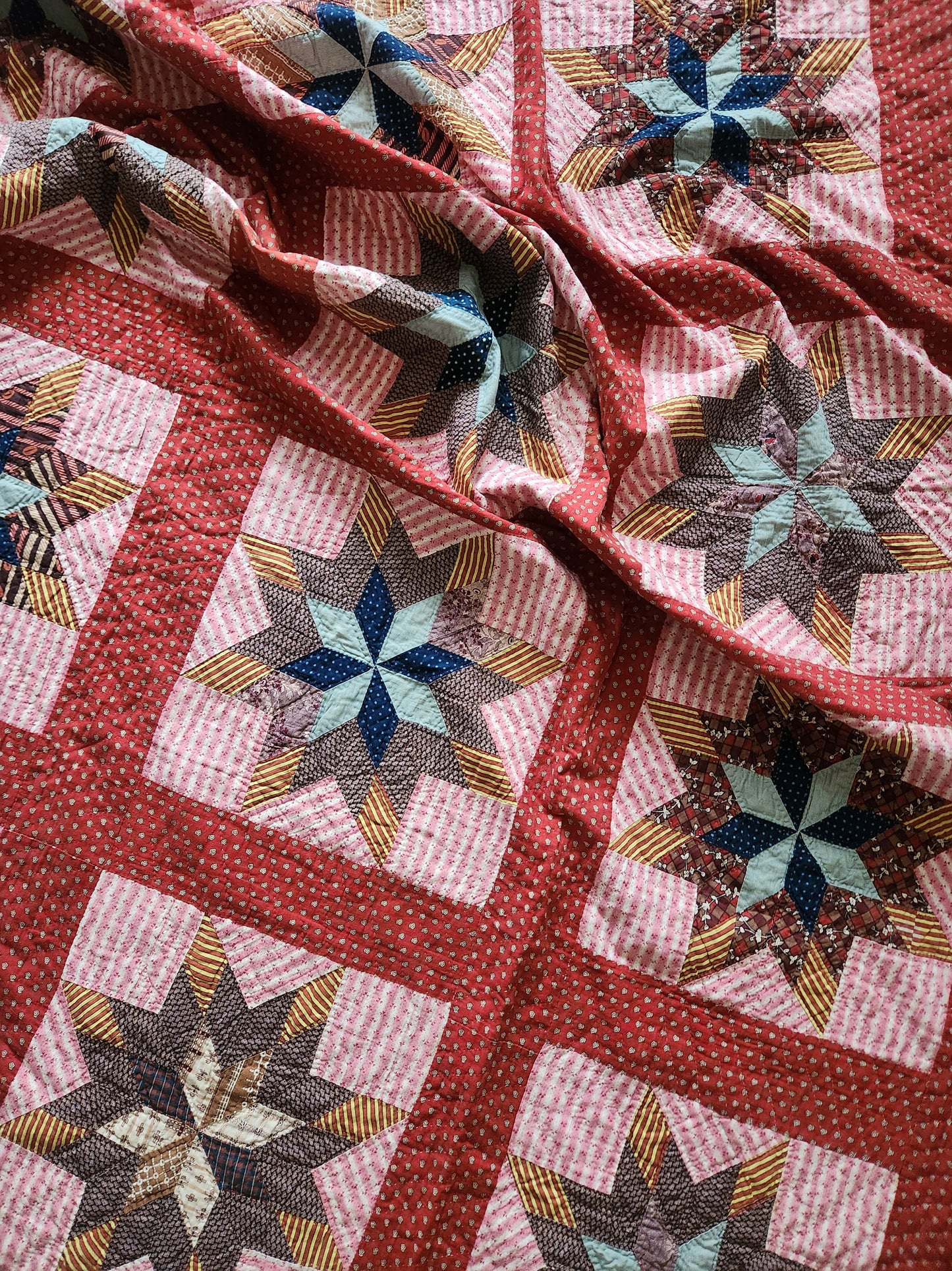 Antique Star Quilt c1880