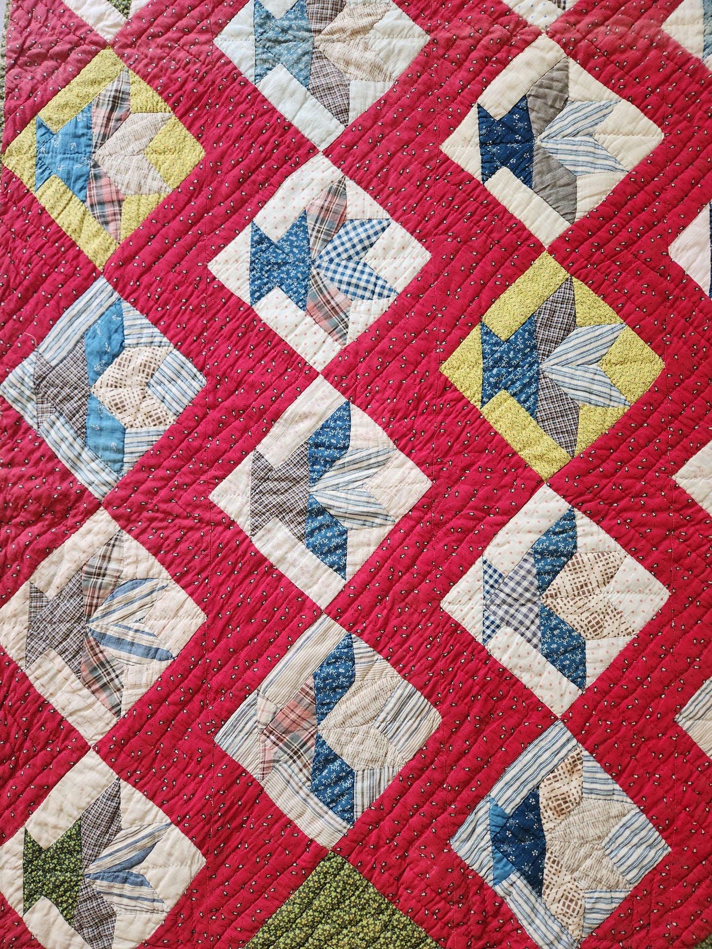 Antique Cactus Pot Quilt