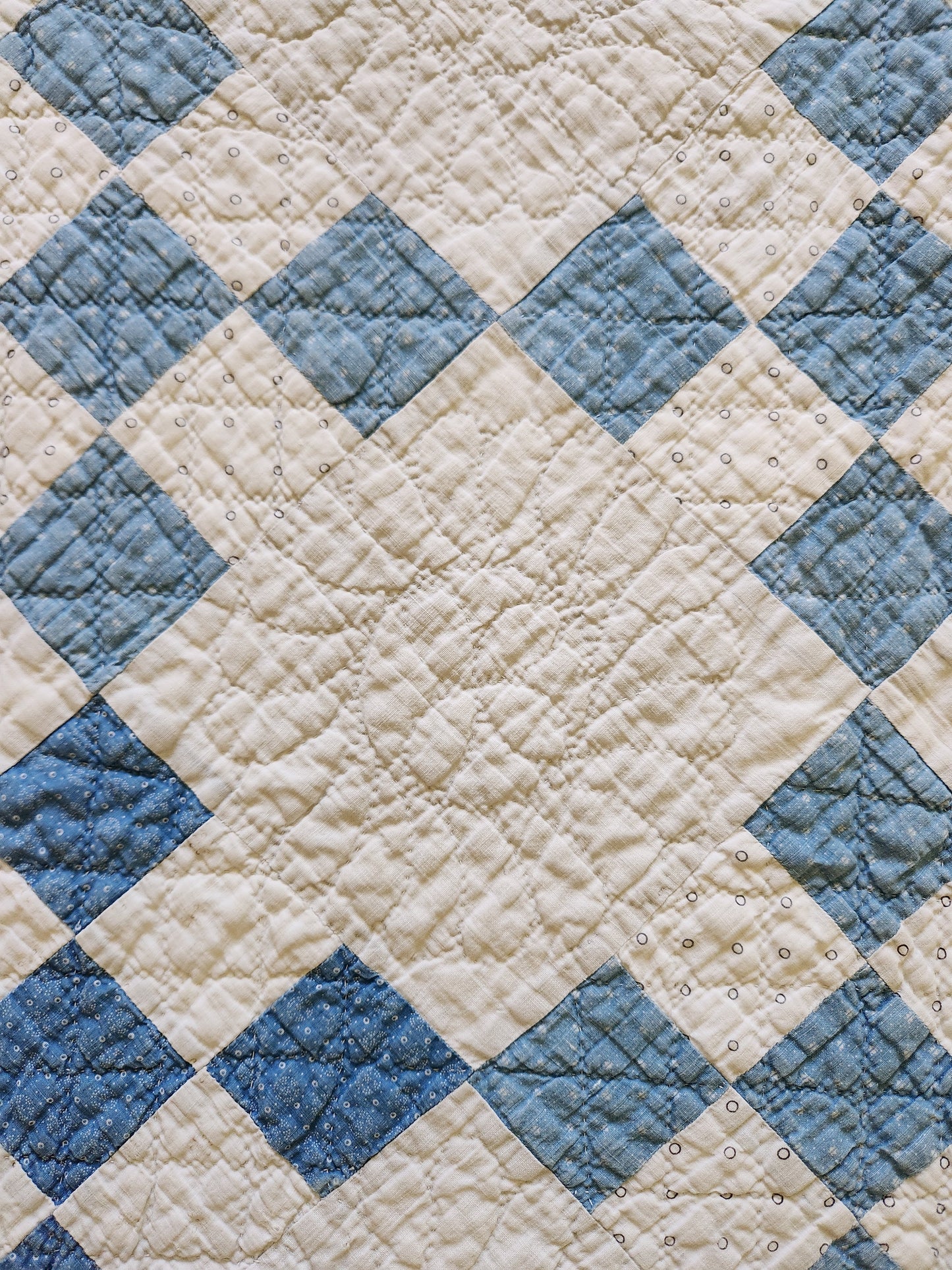Nine Patch Crib Quilt c1890