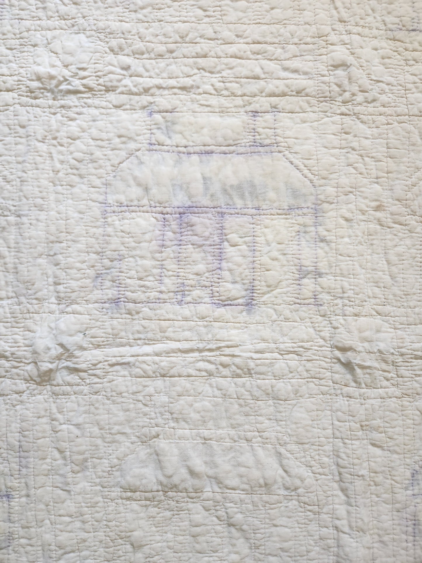 1930’s Feed Sack Log Cabin/School House Quilt