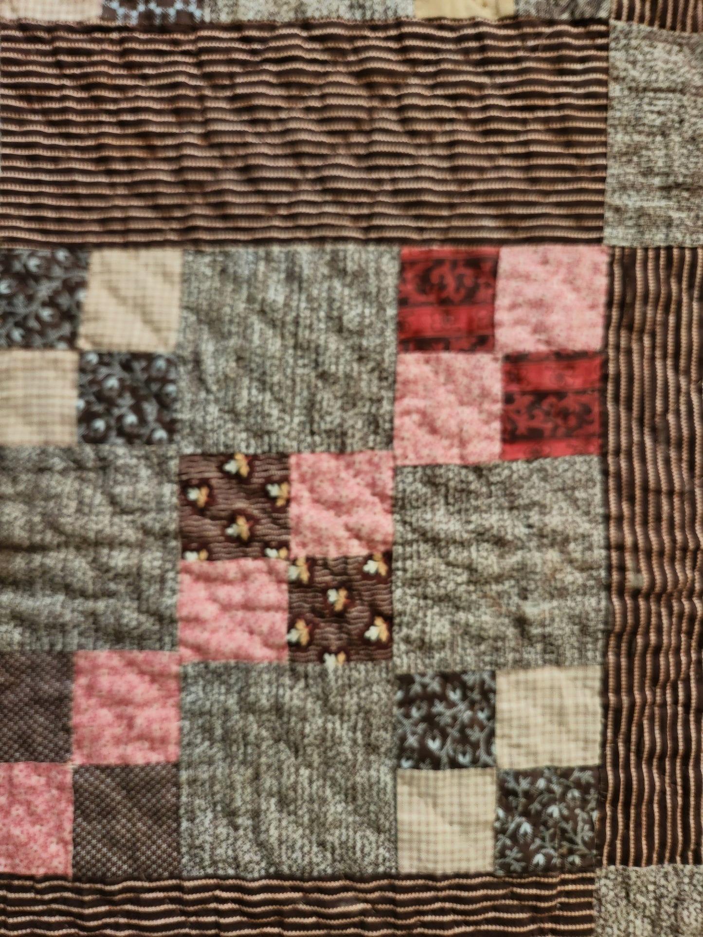 Antique Four Patch Quilt c1880
