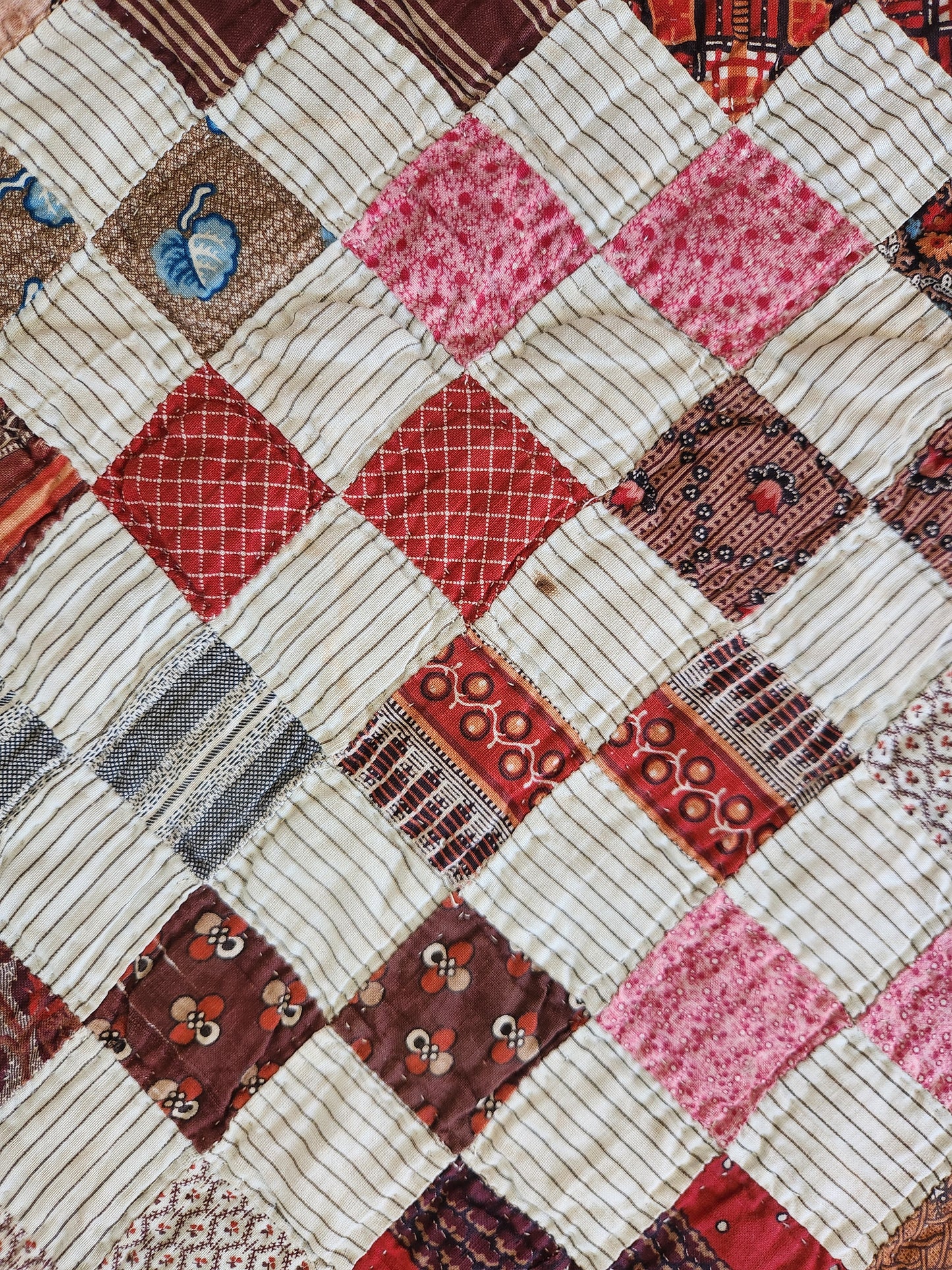 Antique Patchwork Quilt c1880