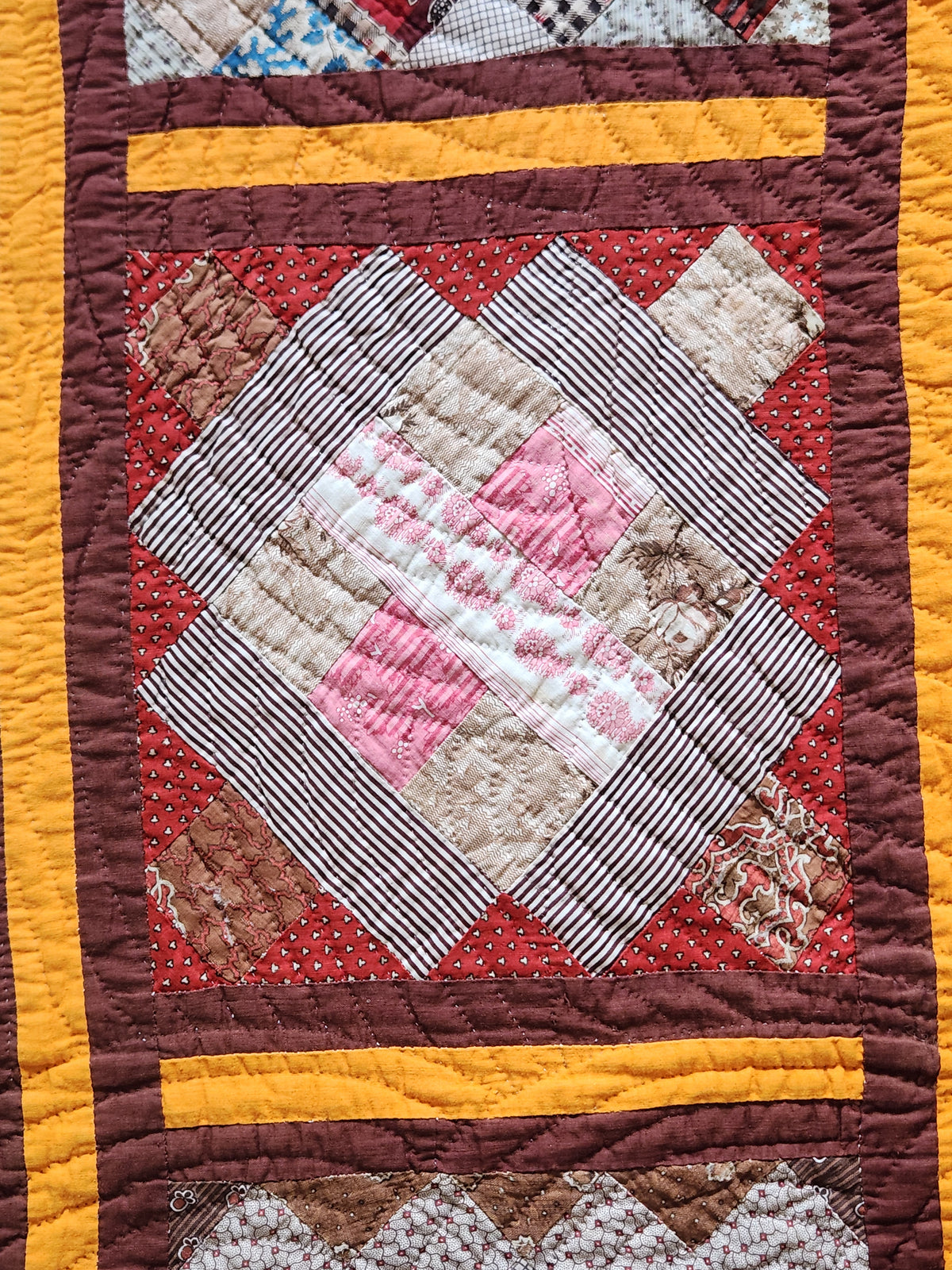 Antique Album Block Quilt c1870