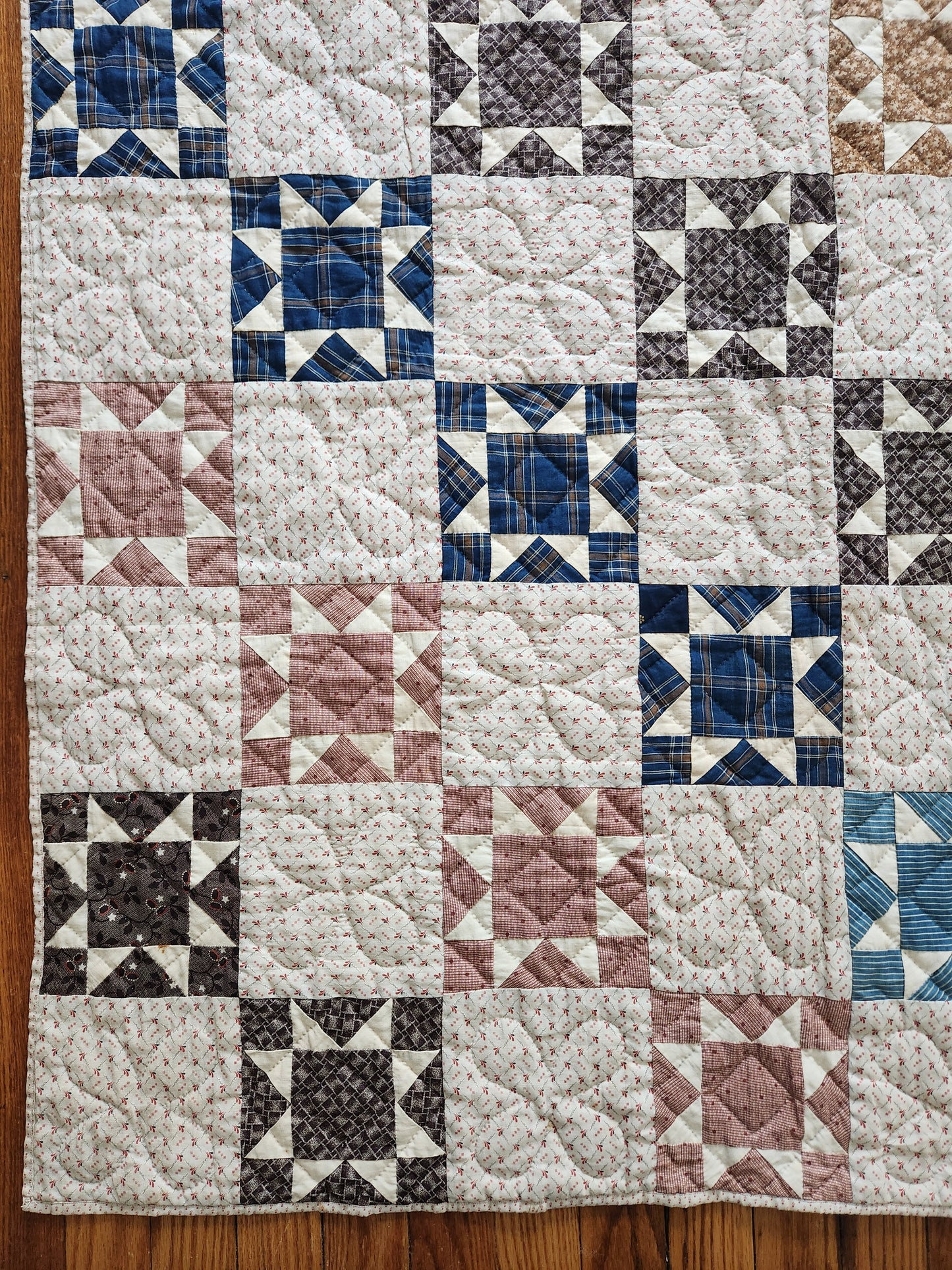 Antique Evening Star Quilt c1900