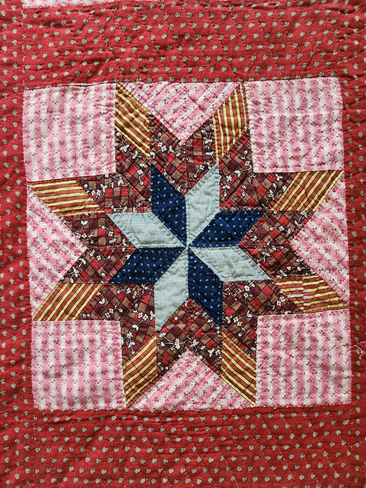 Antique Star Quilt c1880