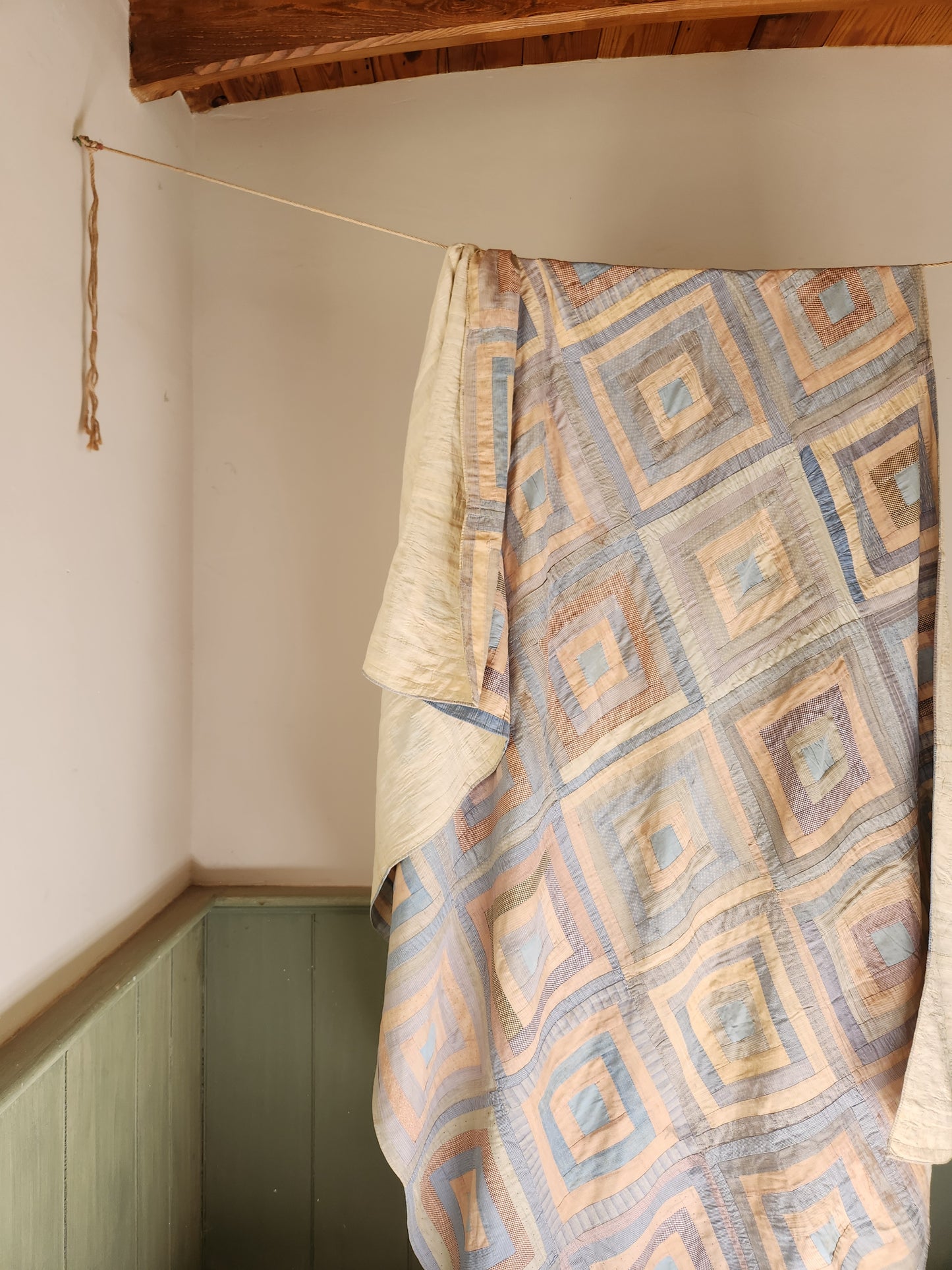 Antique Log Cabin Quilt