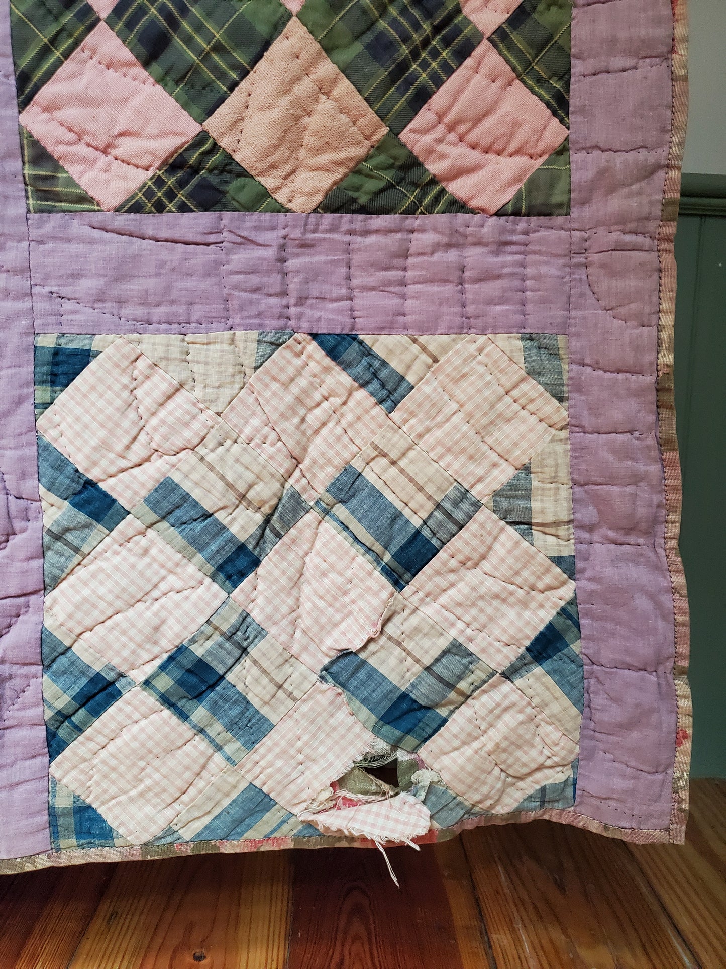 Antique Rose Patch Quilt