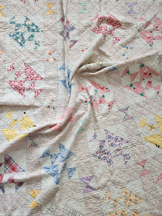 Vintage Crosses & Losses Quilt c1930