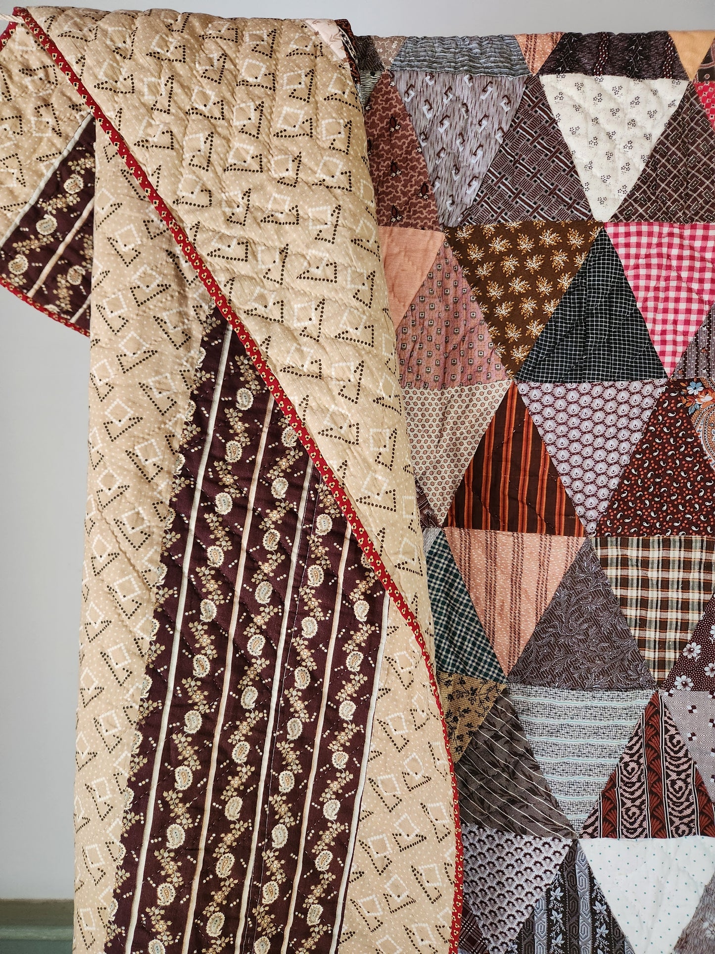 Antique Semi Charm Quilt c1890