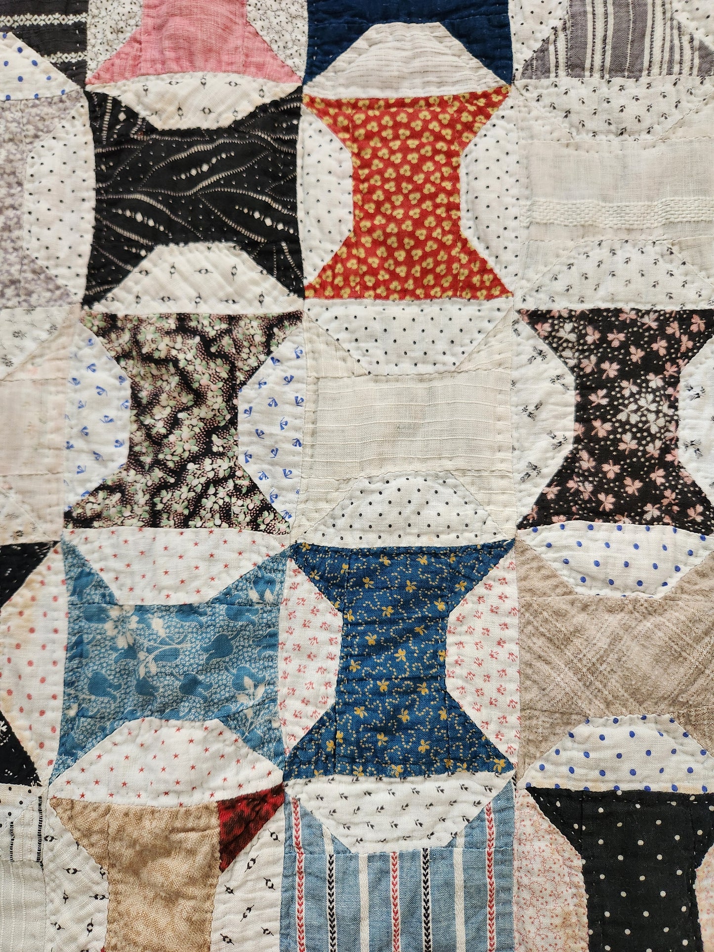 Antique Spools Quilt c1900