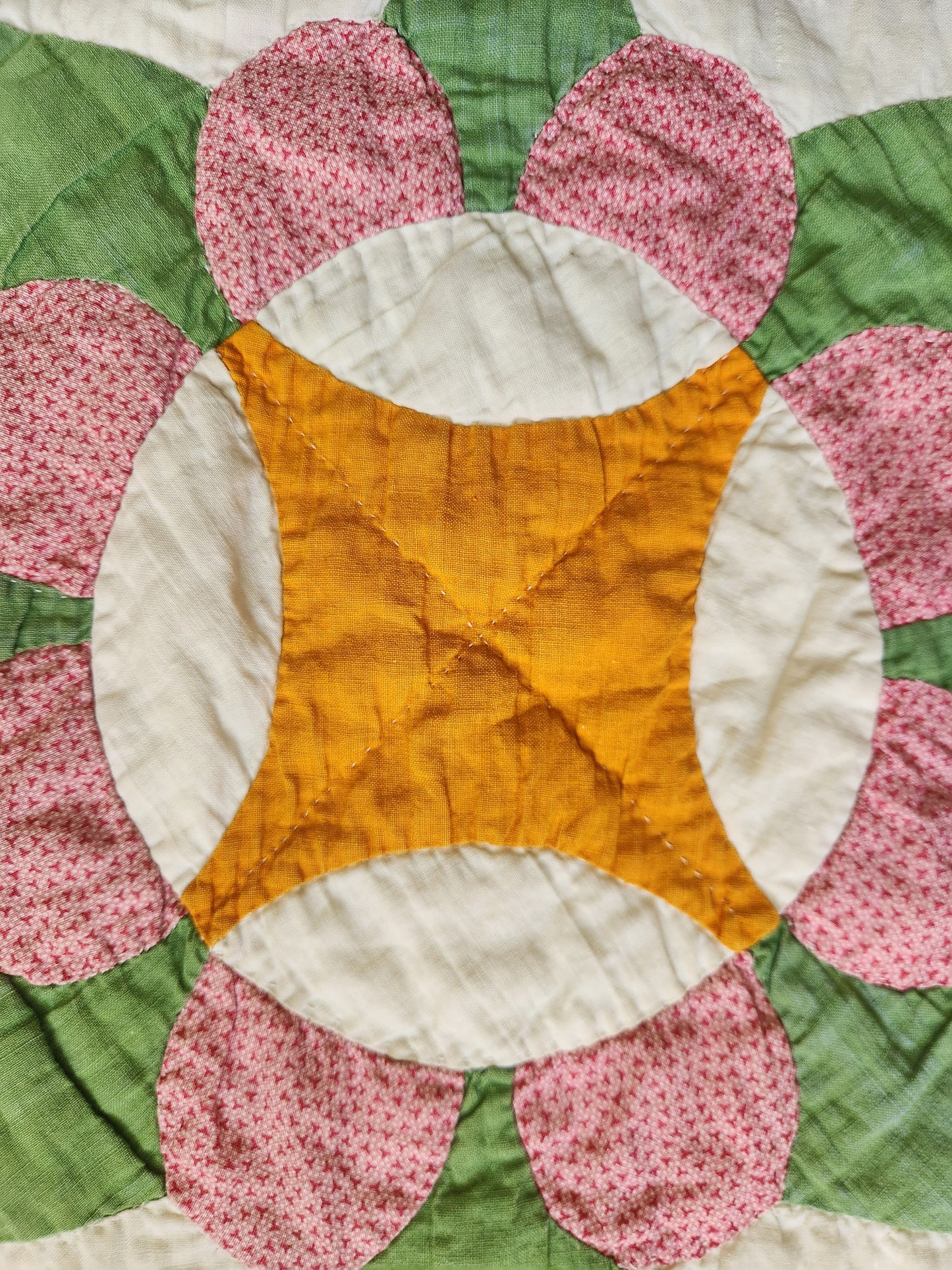Antique 19th Century Crown Quilt
