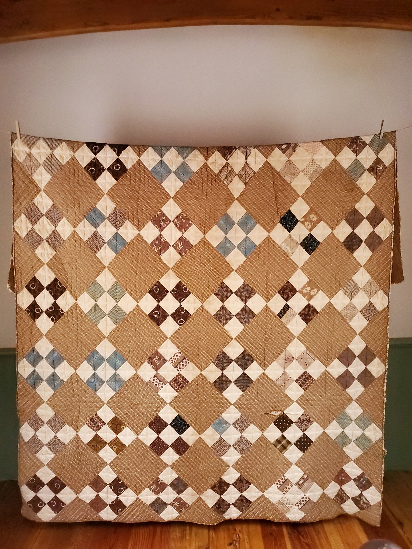 Antique 9 Patch Quilt