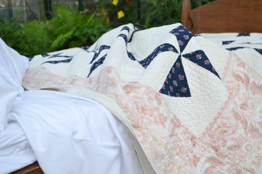 Stunning 19th Cent Antique Quilt