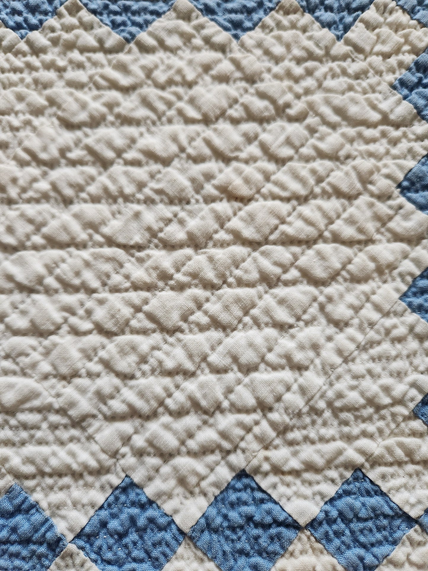 Blue and White Triple Irish Chain