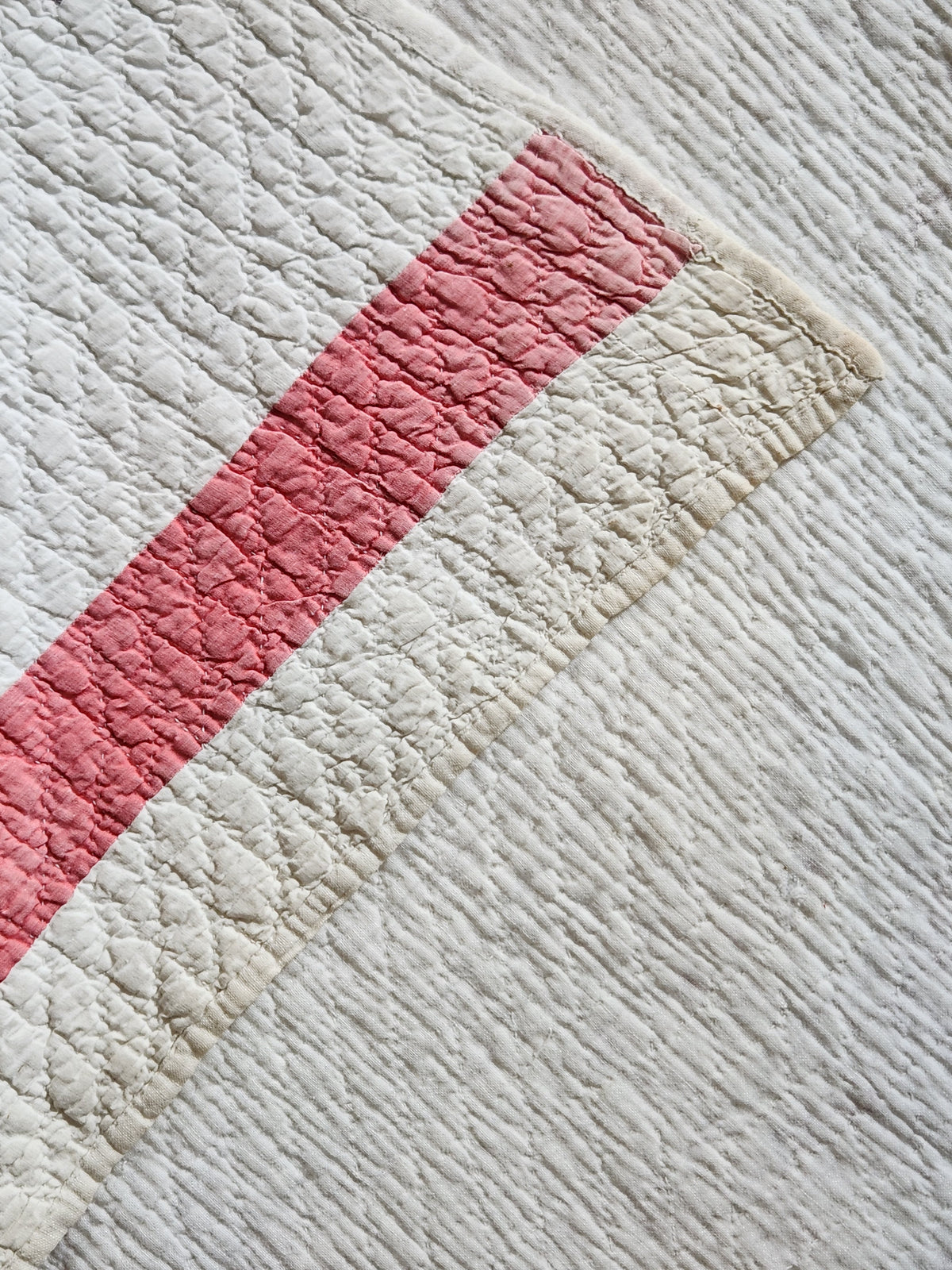 Red & White Patchwork Quilt