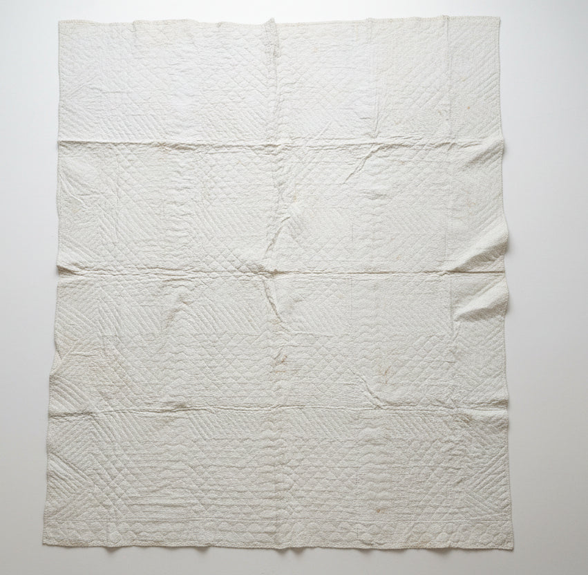 Mid 19th Century Rolling Stone Antique Quilt