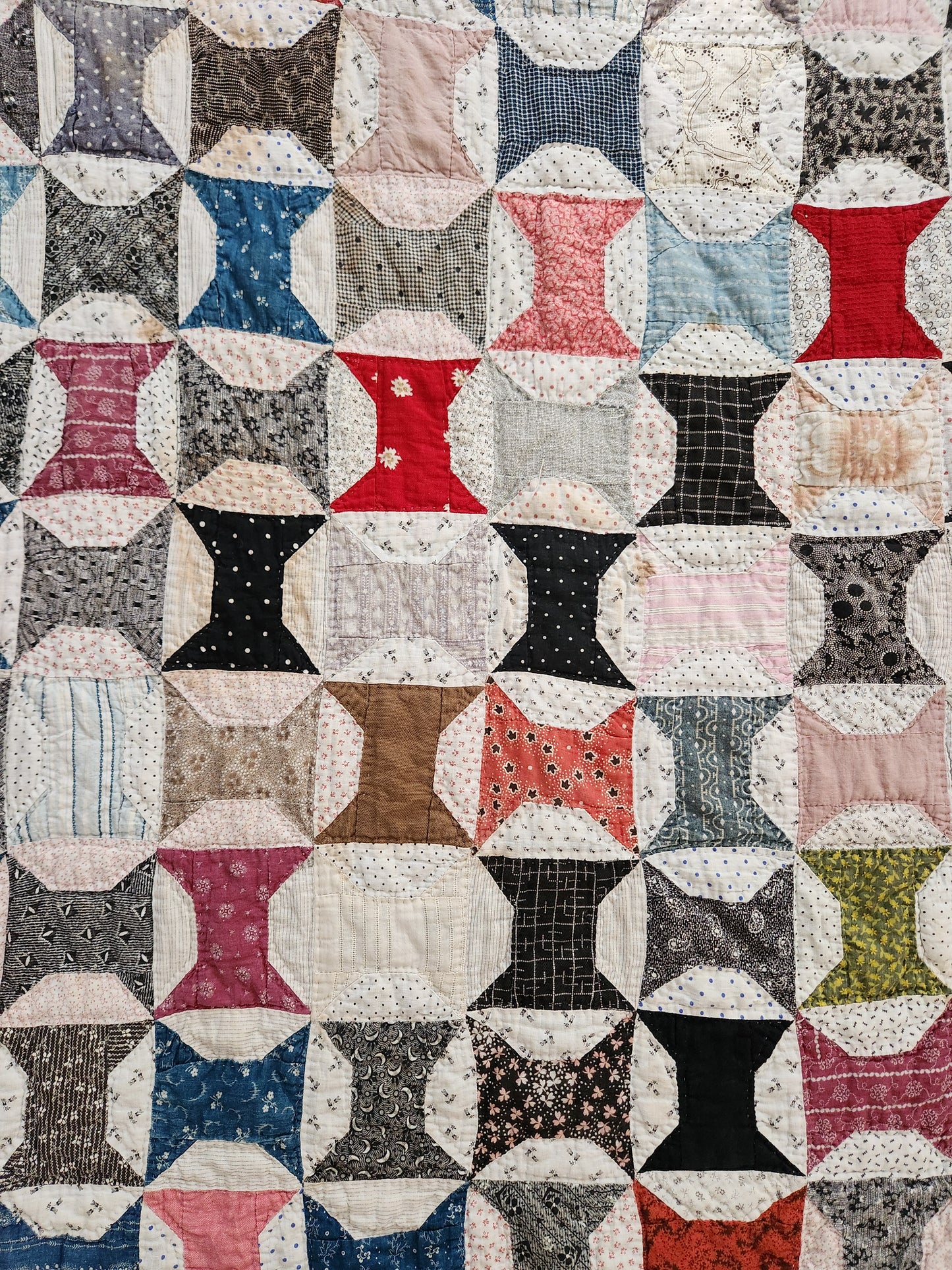 Antique Spools Quilt c1900