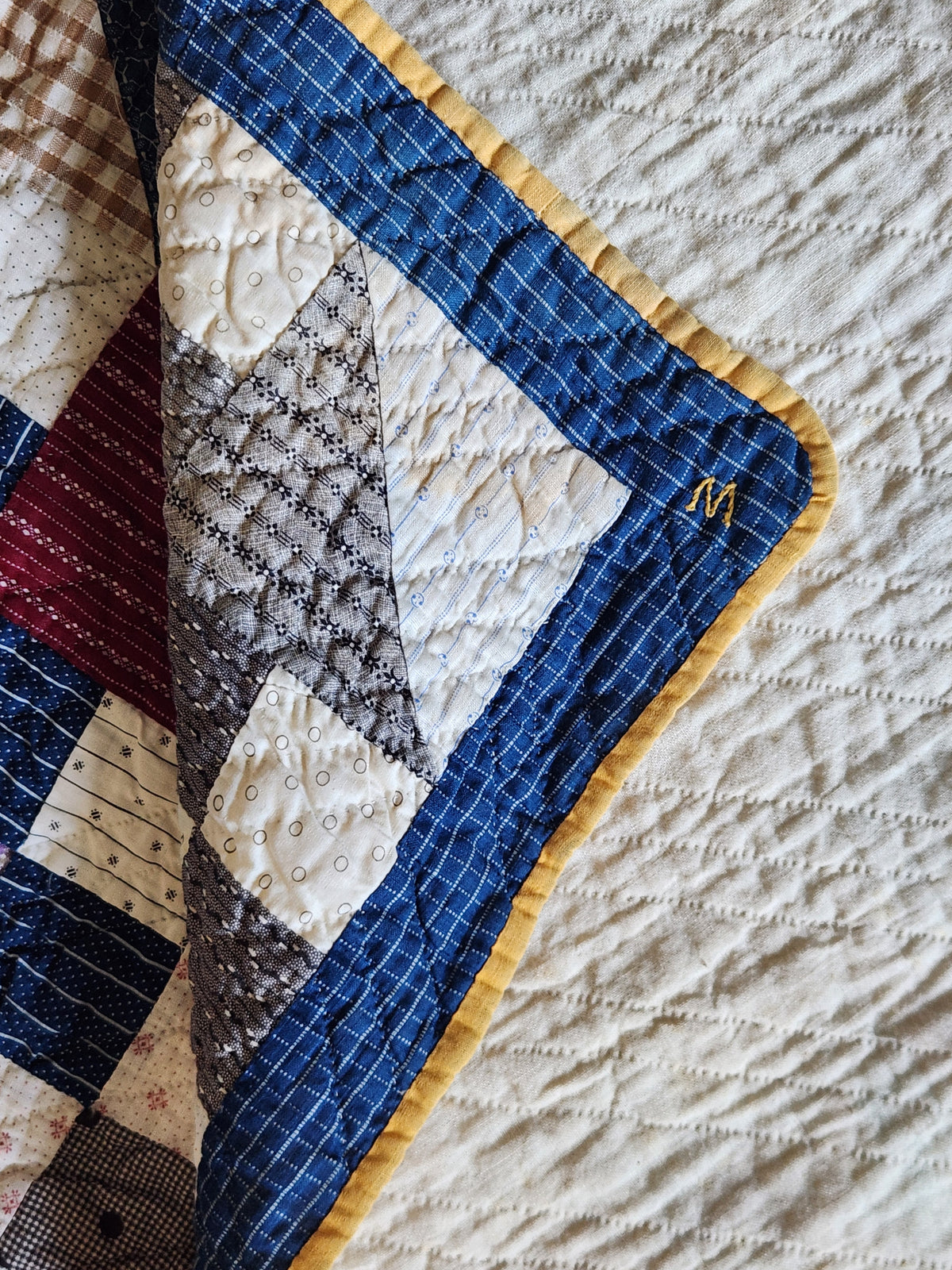 Antique Jacob’s Ladder Quilt c1900