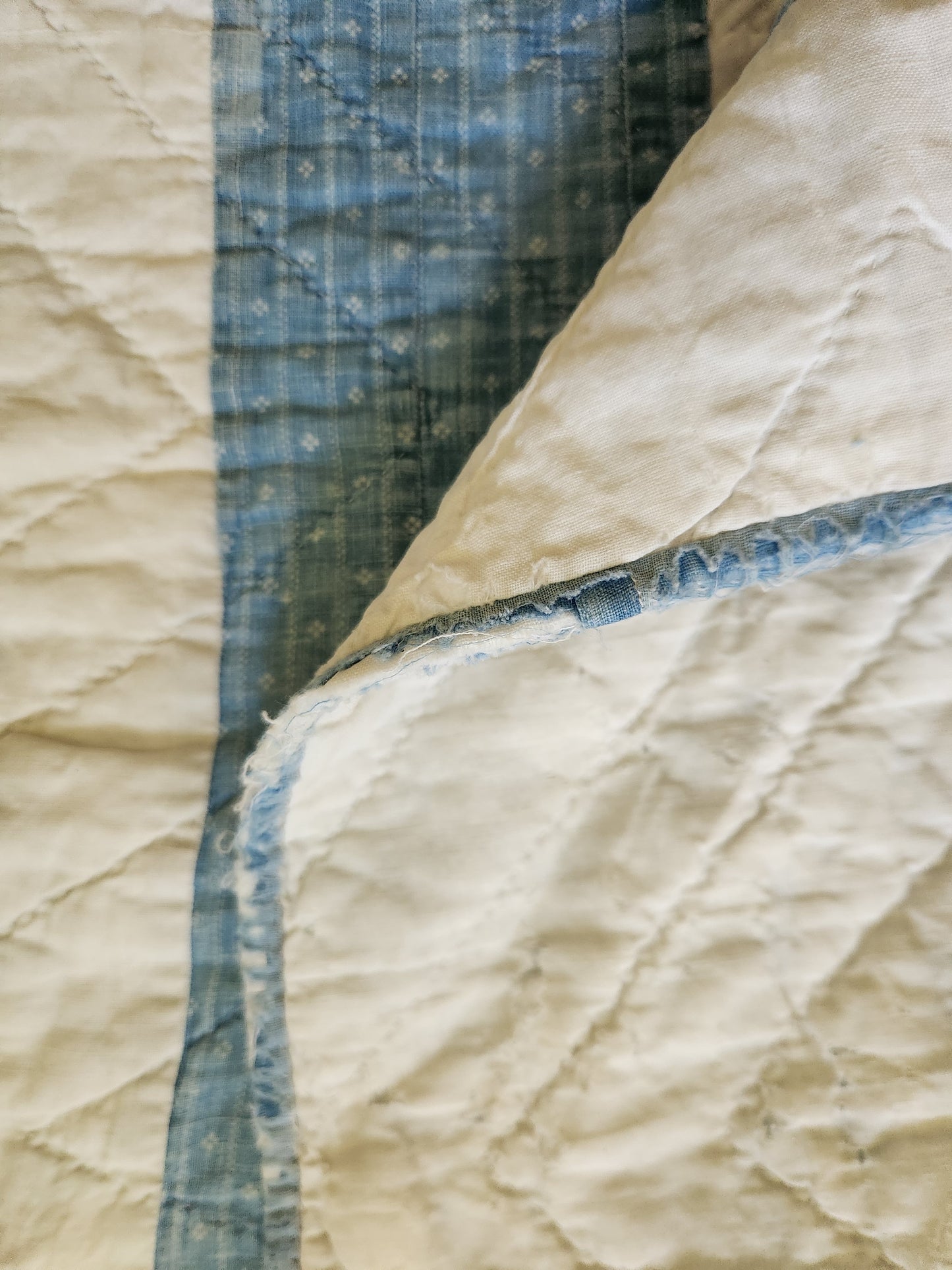 Nine Patch Crib Quilt c1890