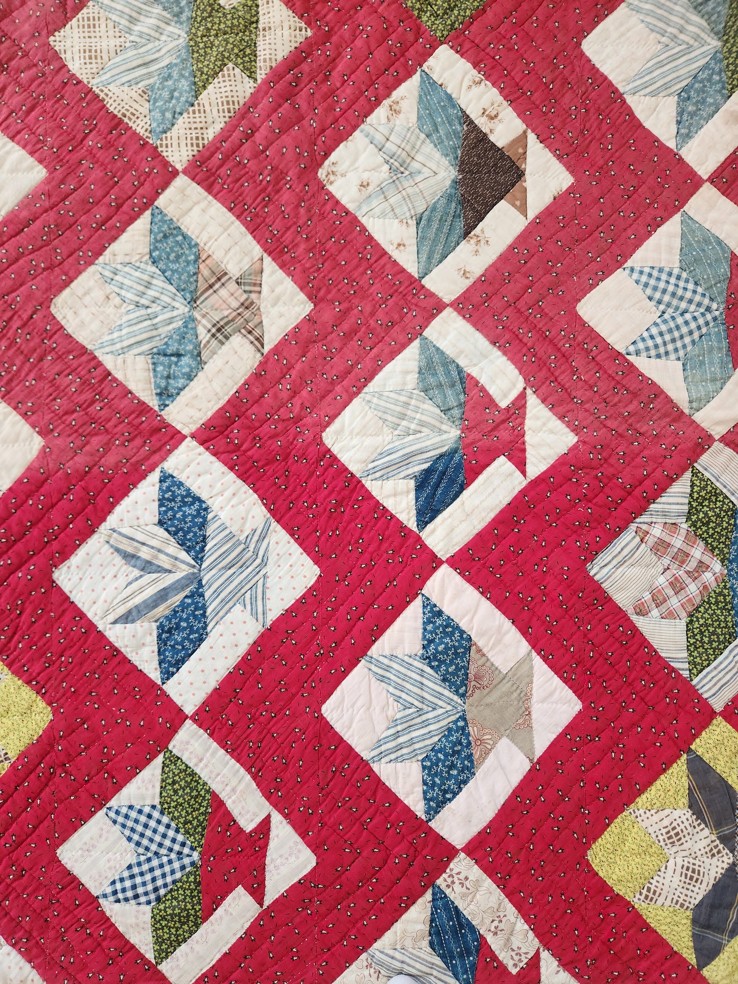 Antique Cactus Pot Quilt