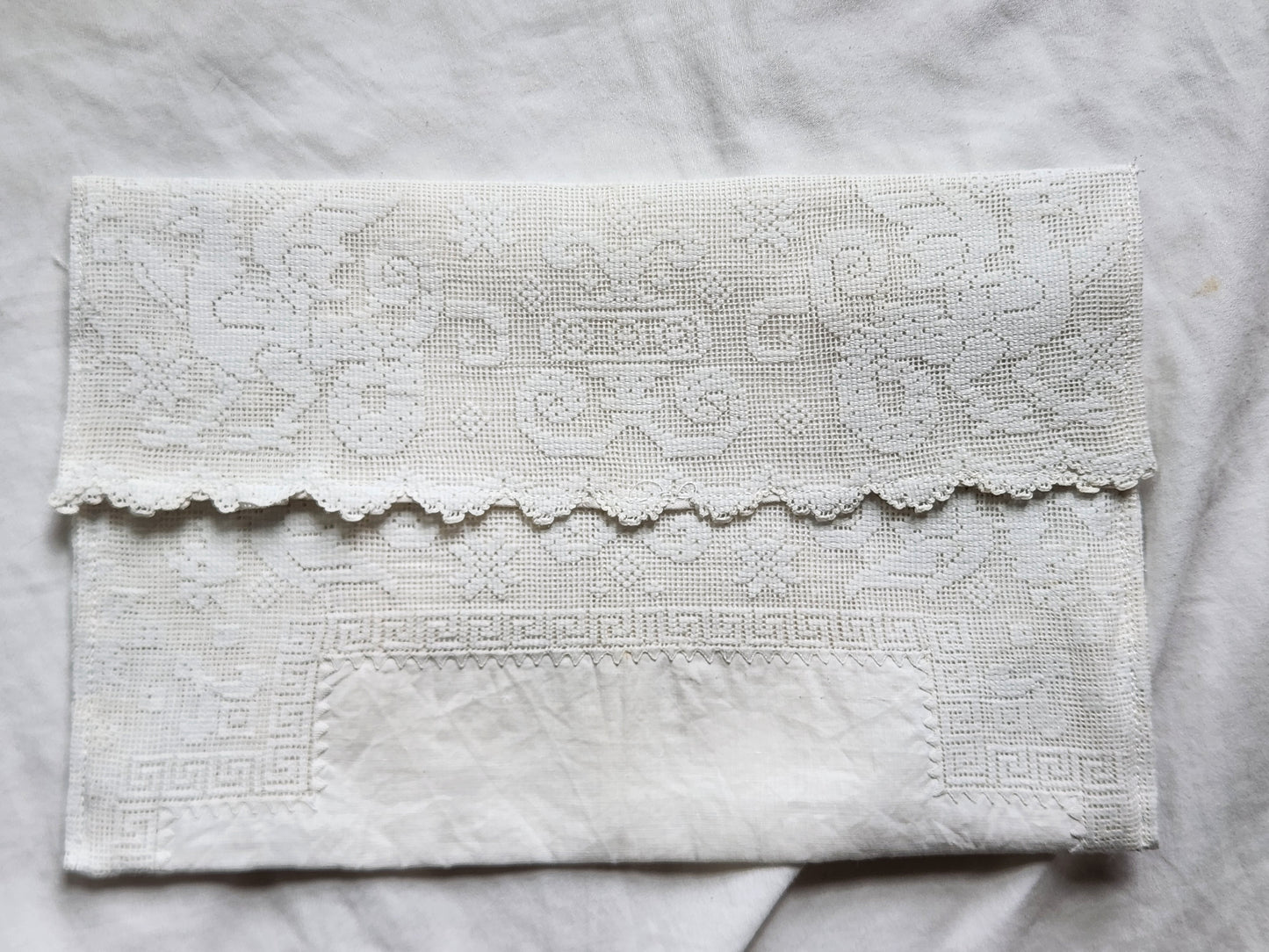 Handmade Travel Pouch from Antique Cloth