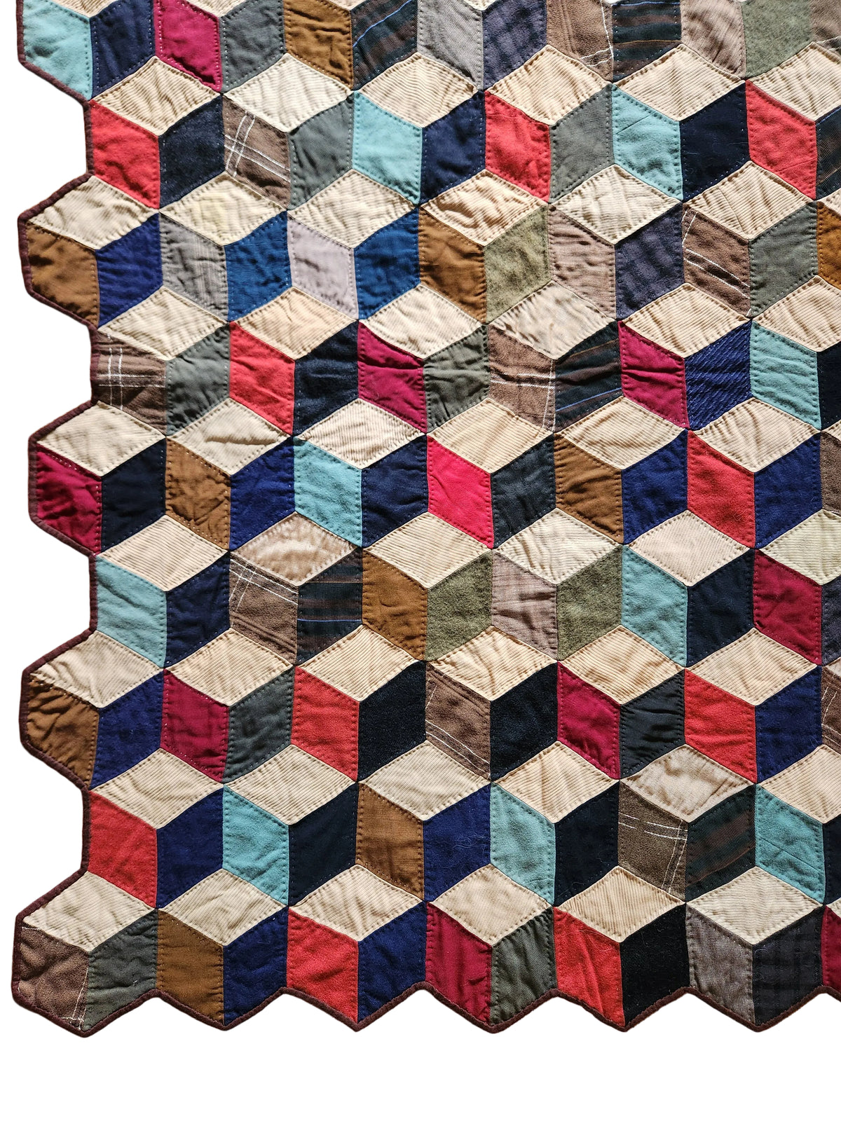 Tumbling Block Quilt