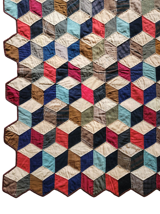 Tumbling Block Quilt
