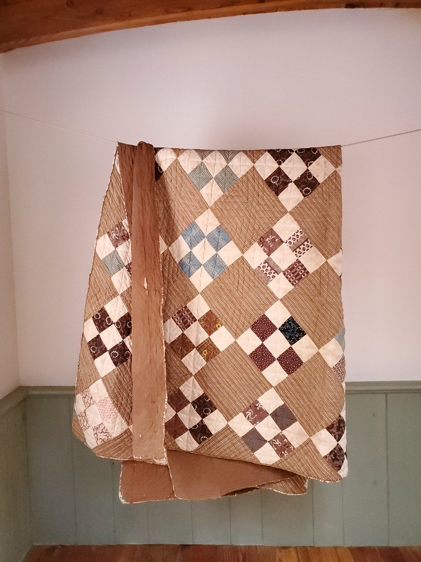 Antique 9 Patch Quilt