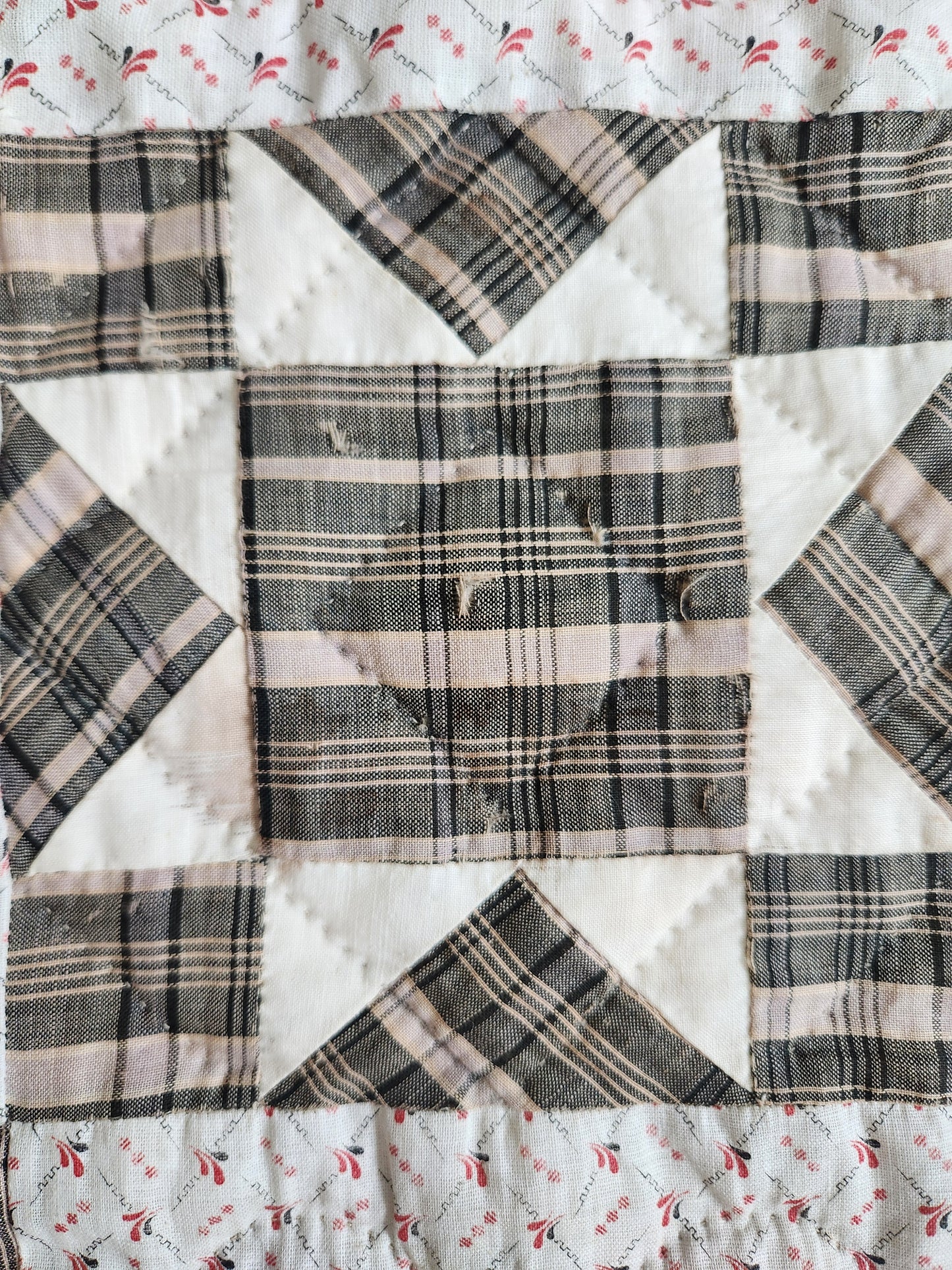 Antique Evening Star Quilt c1900