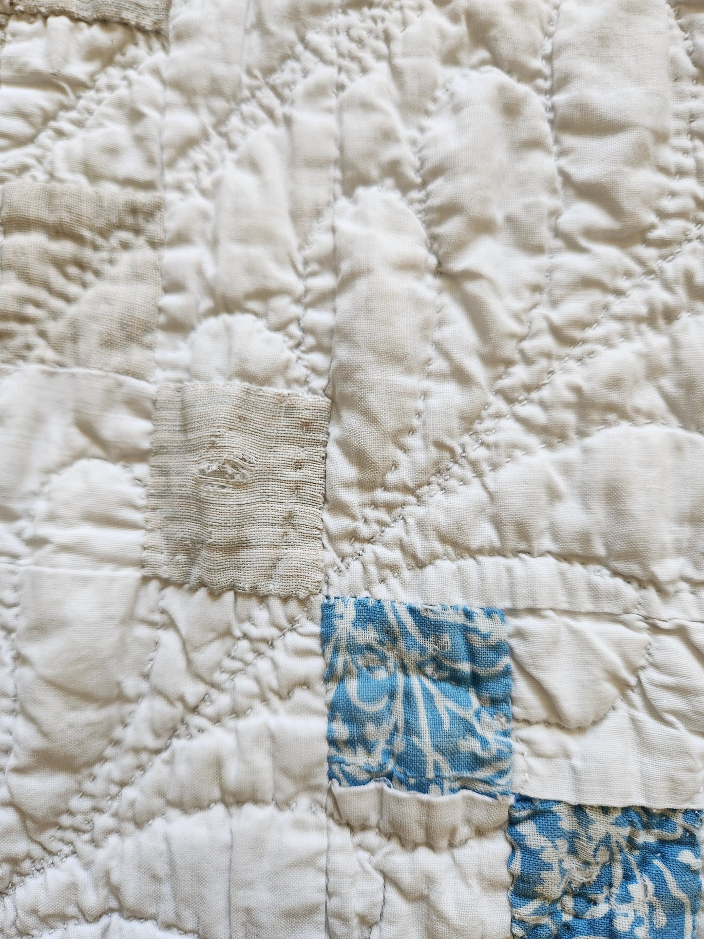 Mid 19th Century Irish Chain Quilt