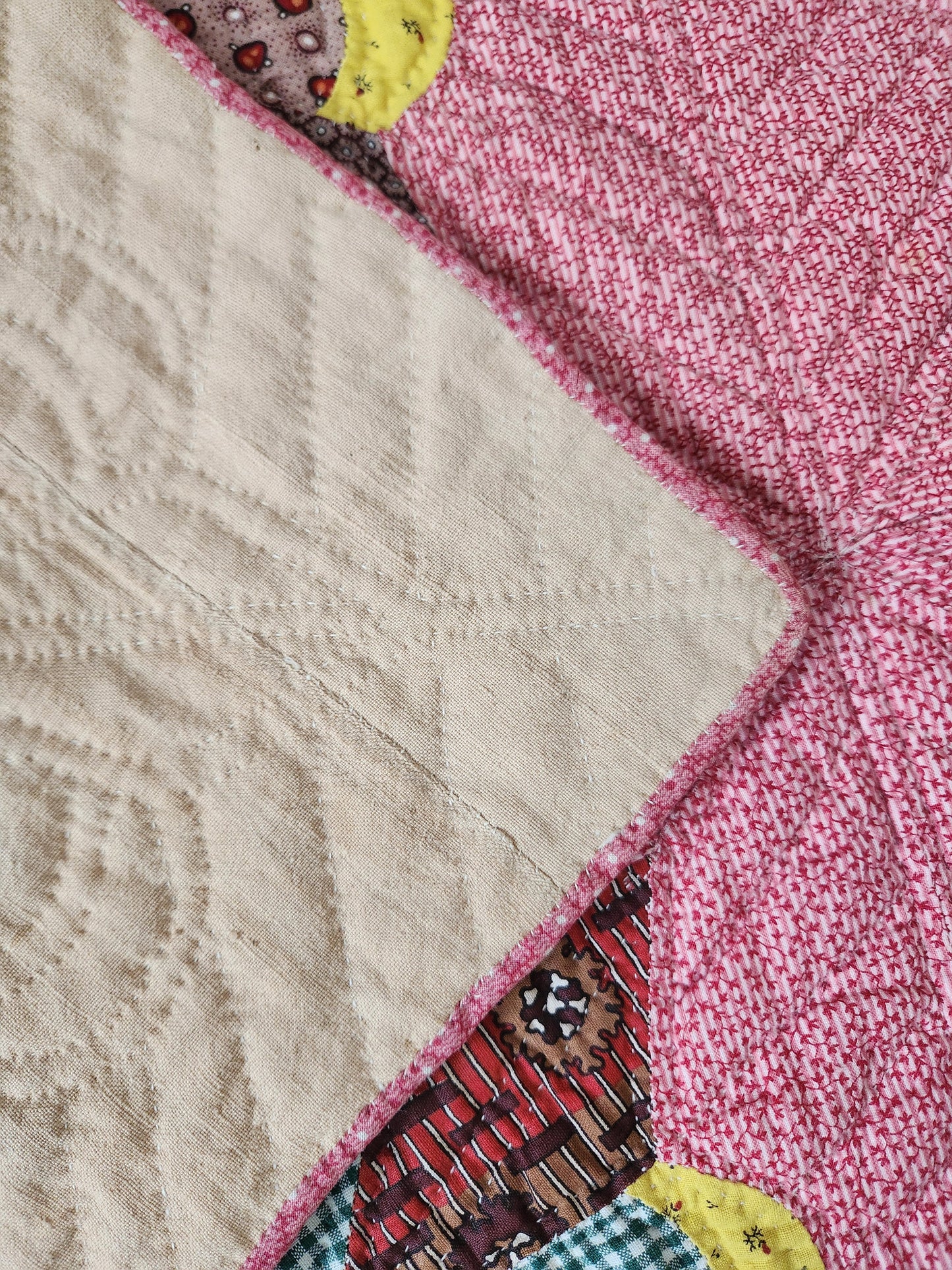 Antique Lucky Star Quilt c1880